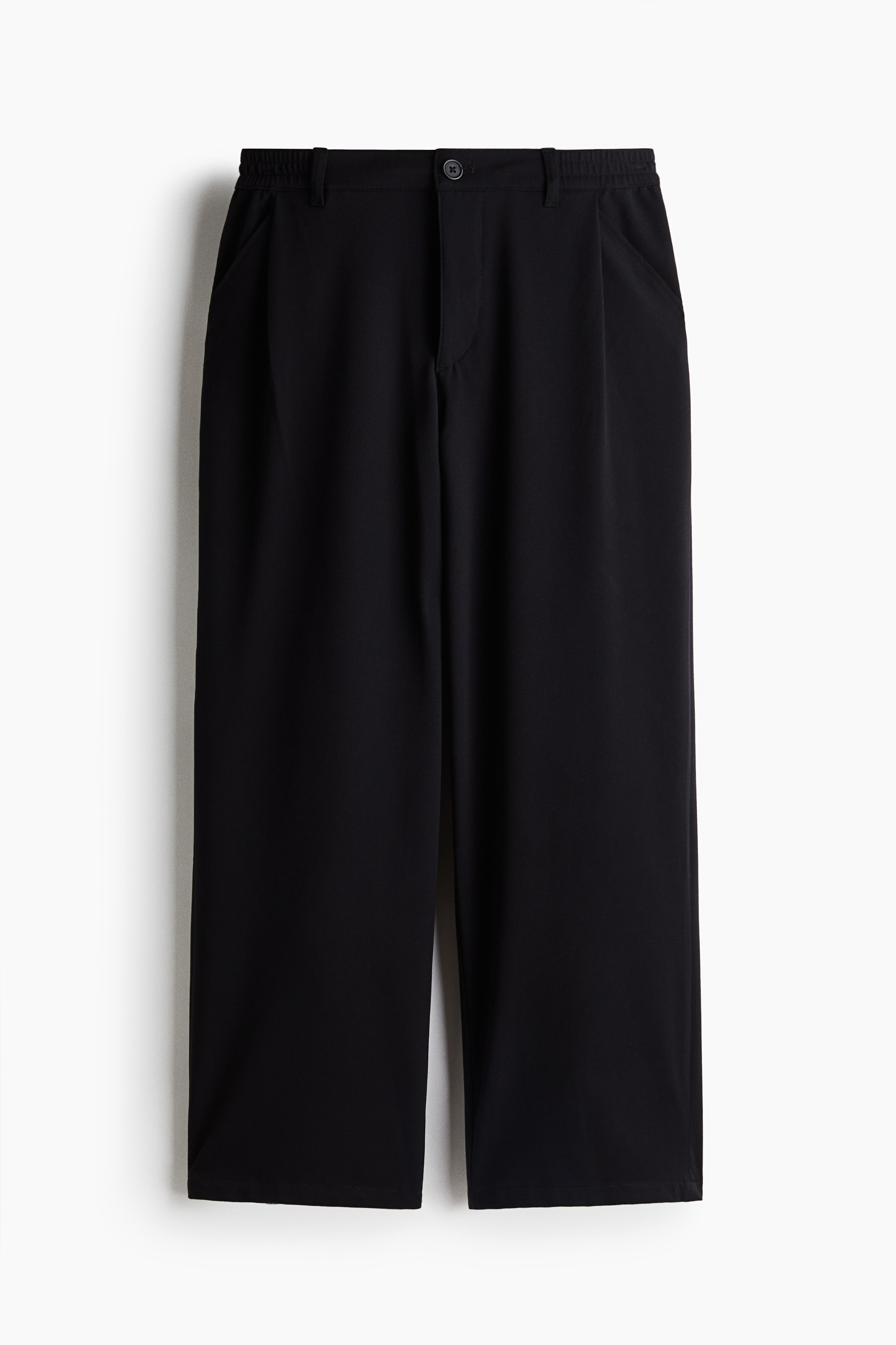 Loose Fit Trousers - Black/Grey
