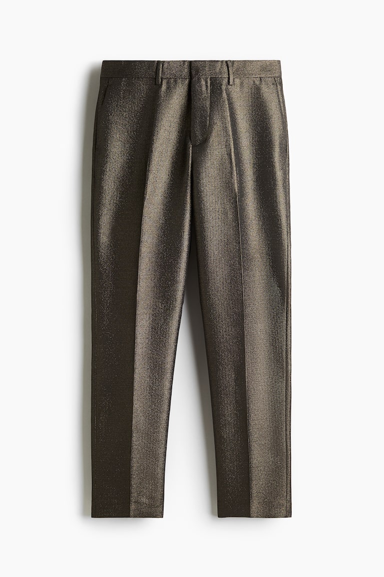 Svetlucave svečane pantalone Slim Fit
