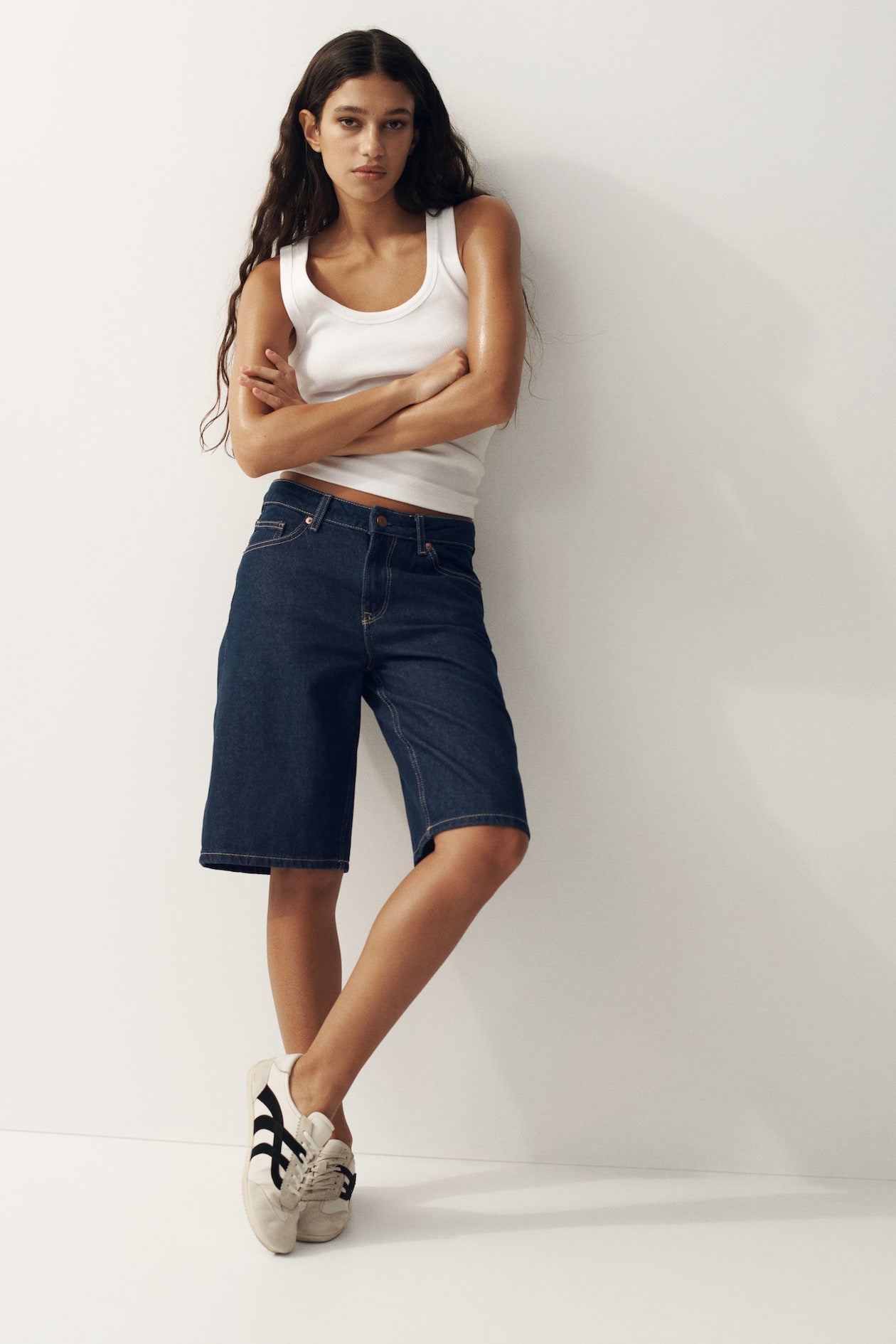Denim Bermuda Shorts - image 3