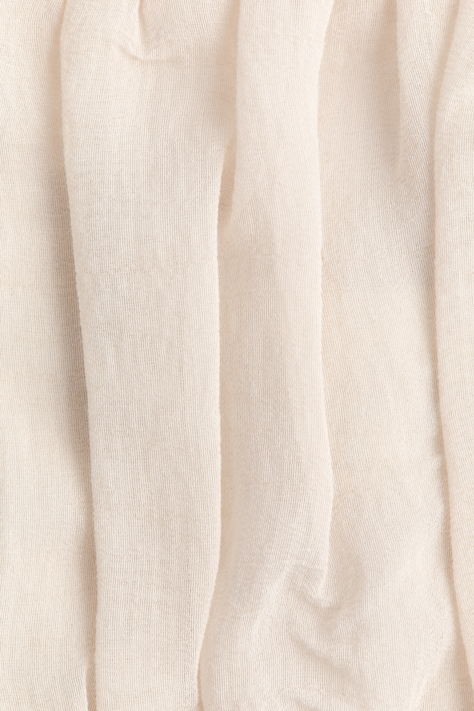Gathered crop top - Light beige - 4