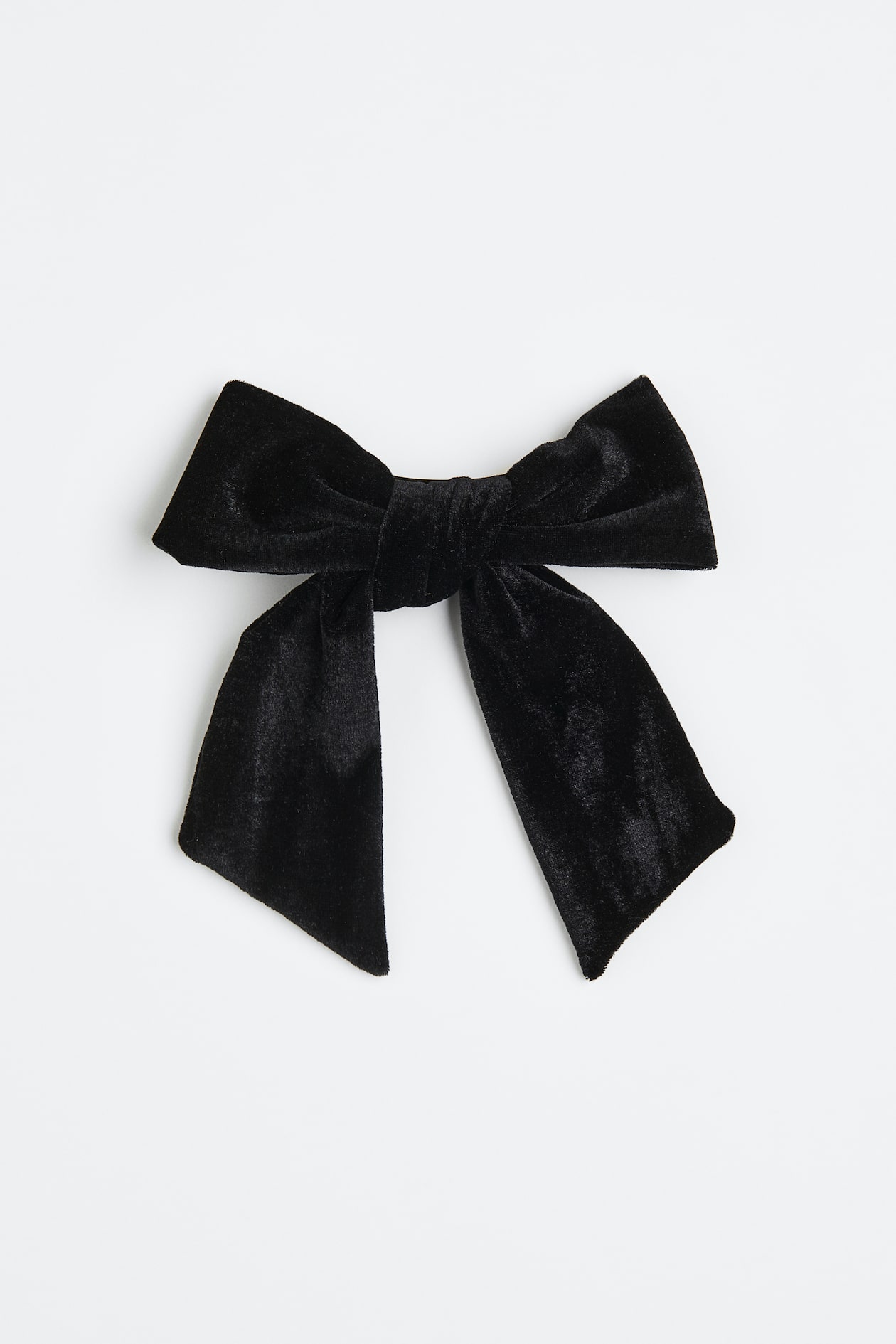 Bow-decorated hair clip - Black - Ladies | H&M GB