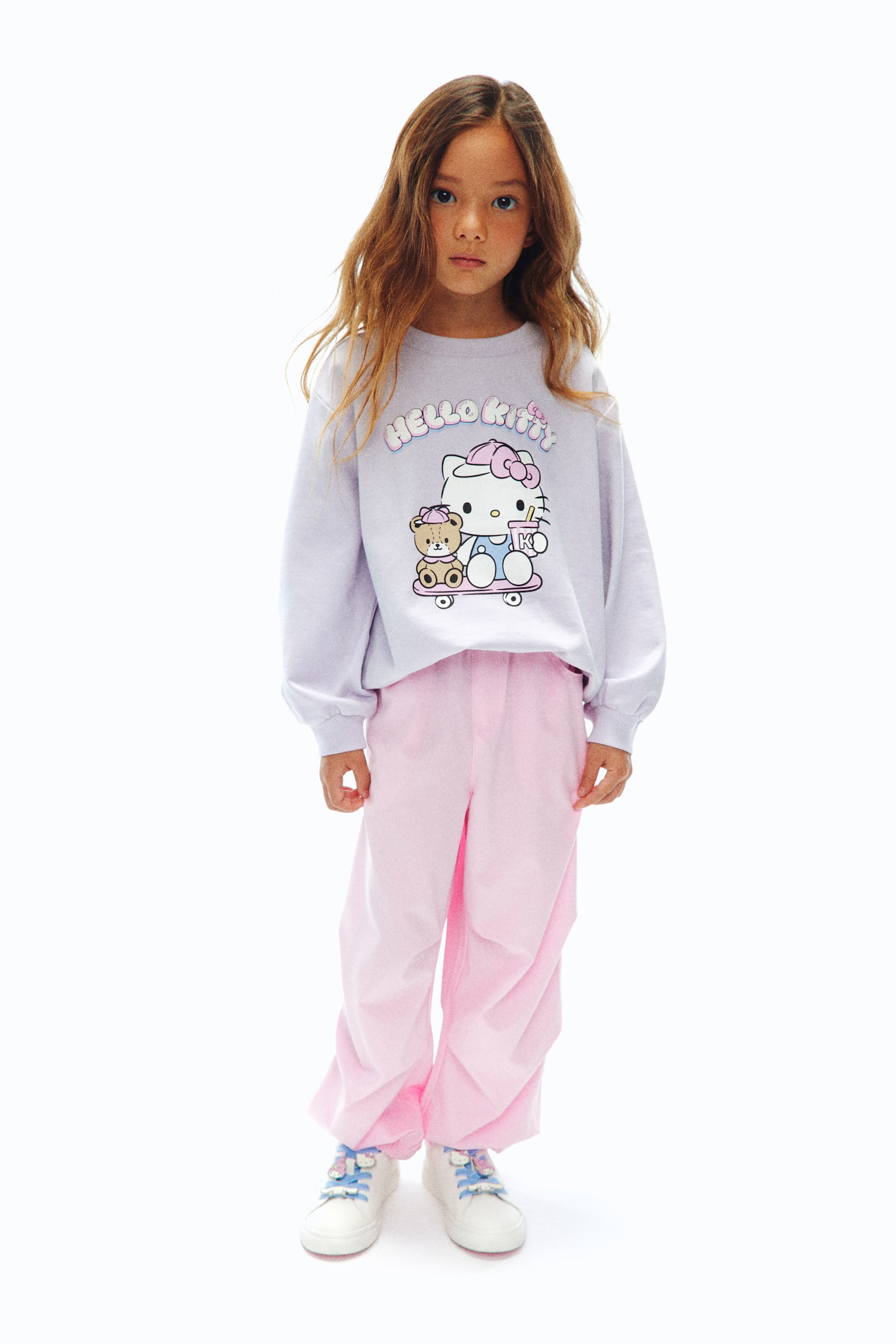 Printed sweatshirt - Light purple/Hello Kitty/Light blue/Cinnamoroll - 6