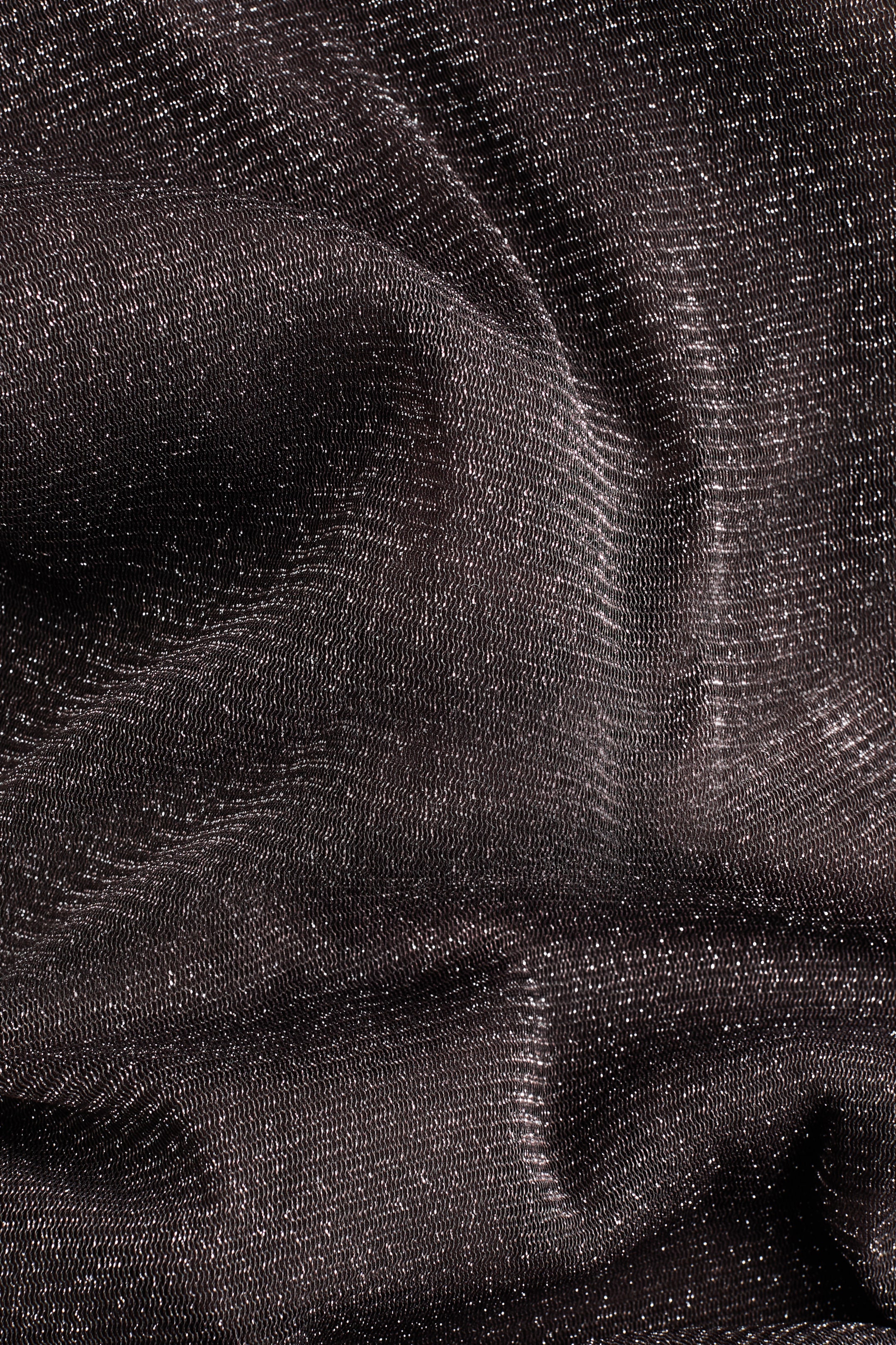 查看大圖: 金蔥網紗洋裝 - 深咖啡色 - Ladies | H&M 7