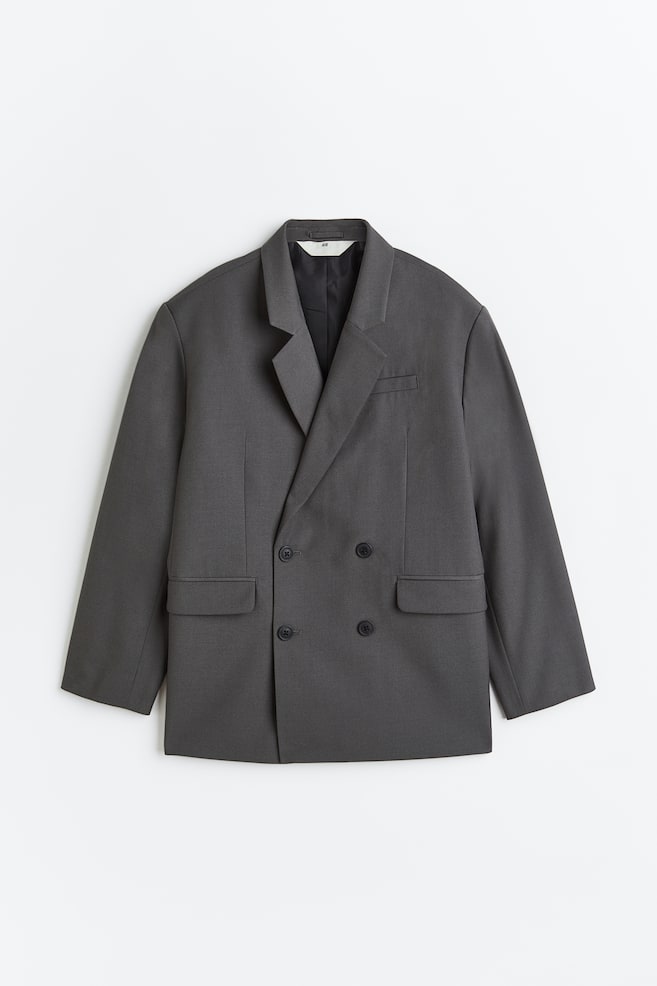 Klassisk jakke - Mørkegrå - 1