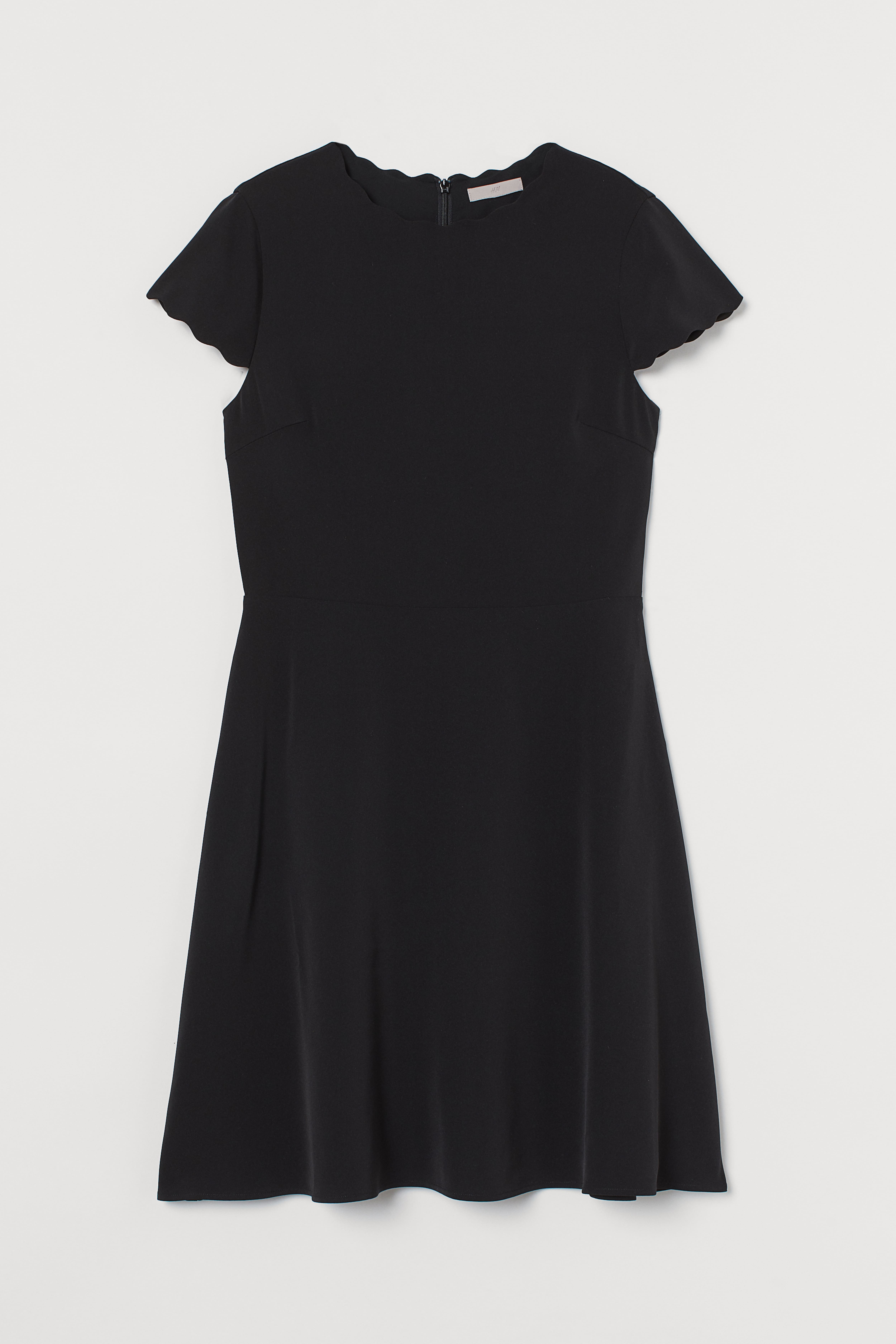 Black skater dress h&m best sale