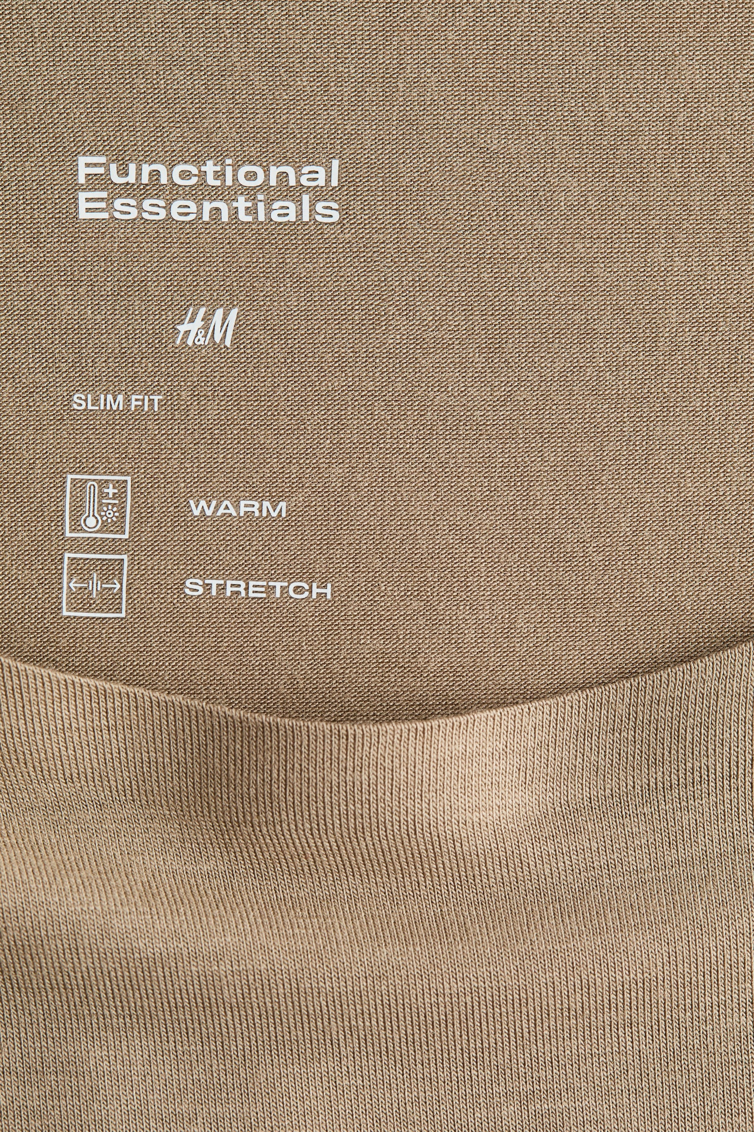 Majica Warming Slim Fit - Bež/Bela/Crna/Tamnosmeđa - 2