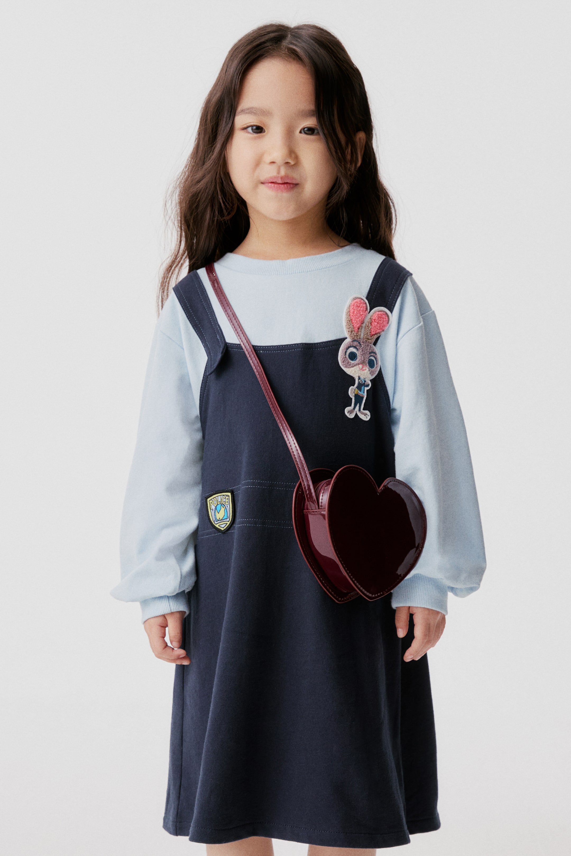 拡大画像を表示: スウェットワンピース - ネイビーブルー／ズートピア - Kids | H&M JP 2