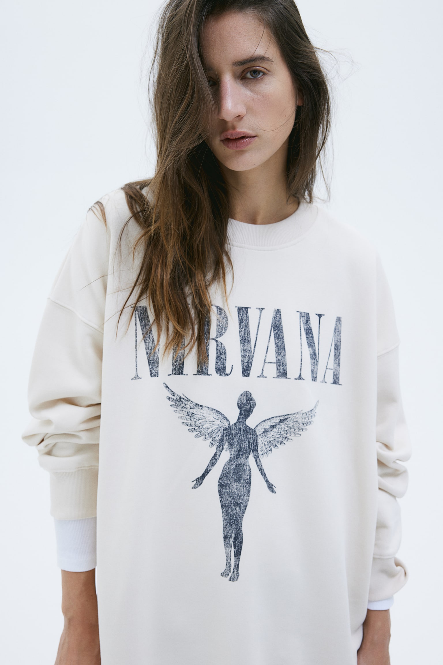 Oversized Sweater - Cream/Nirvana/Navy blue/Yale University/Dark grey/Nirvana/Light grey marle/Nirvana - 1