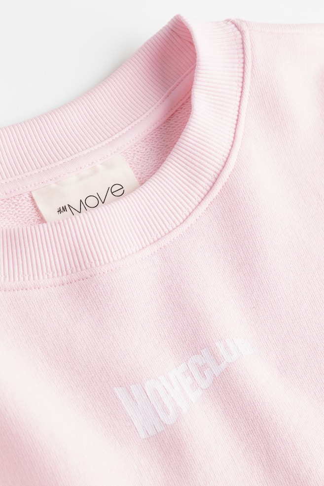 DryMove™ træningssweatshirt - Lys rosa/Creme/Mørklilla - 5
