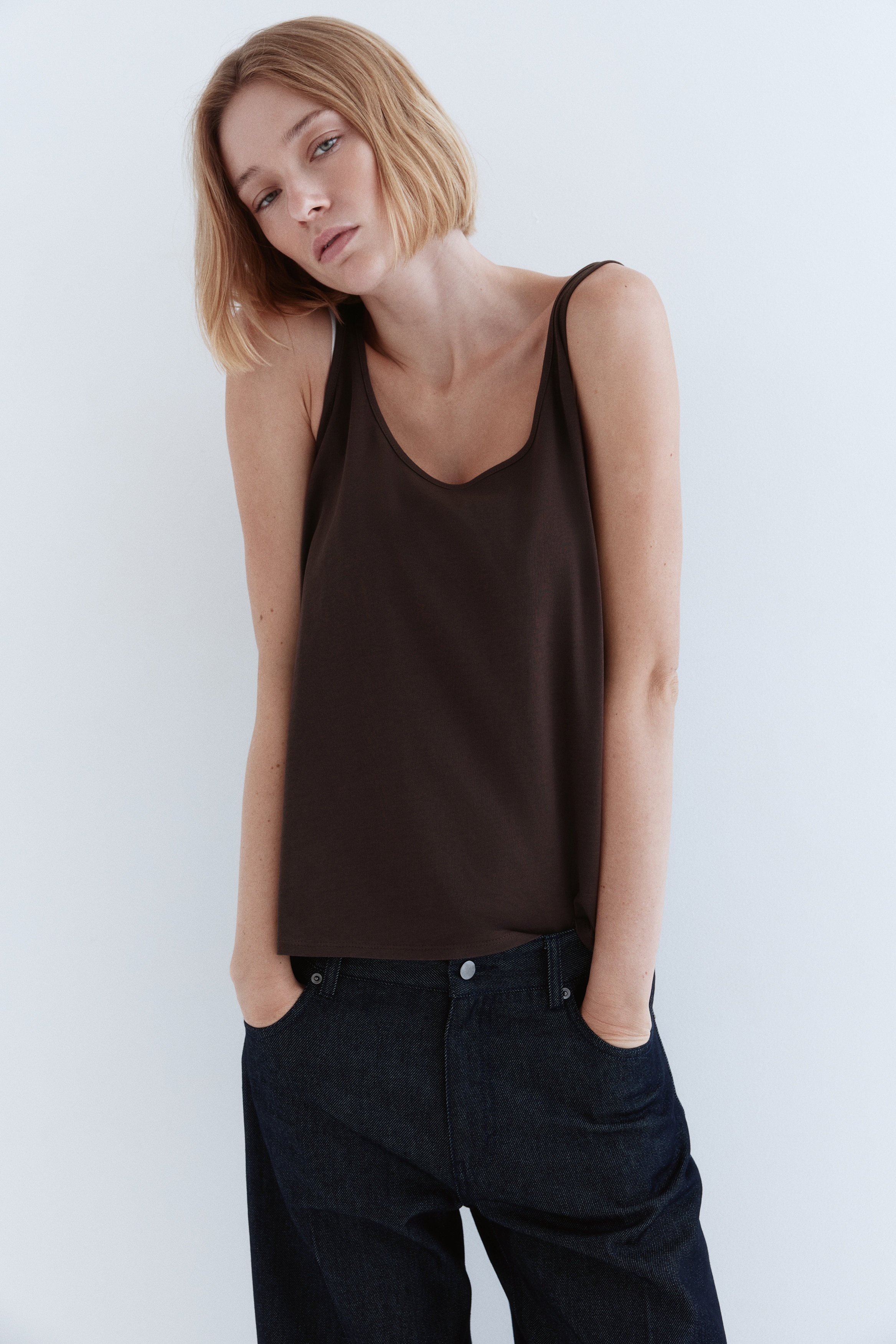 Cotton vest top