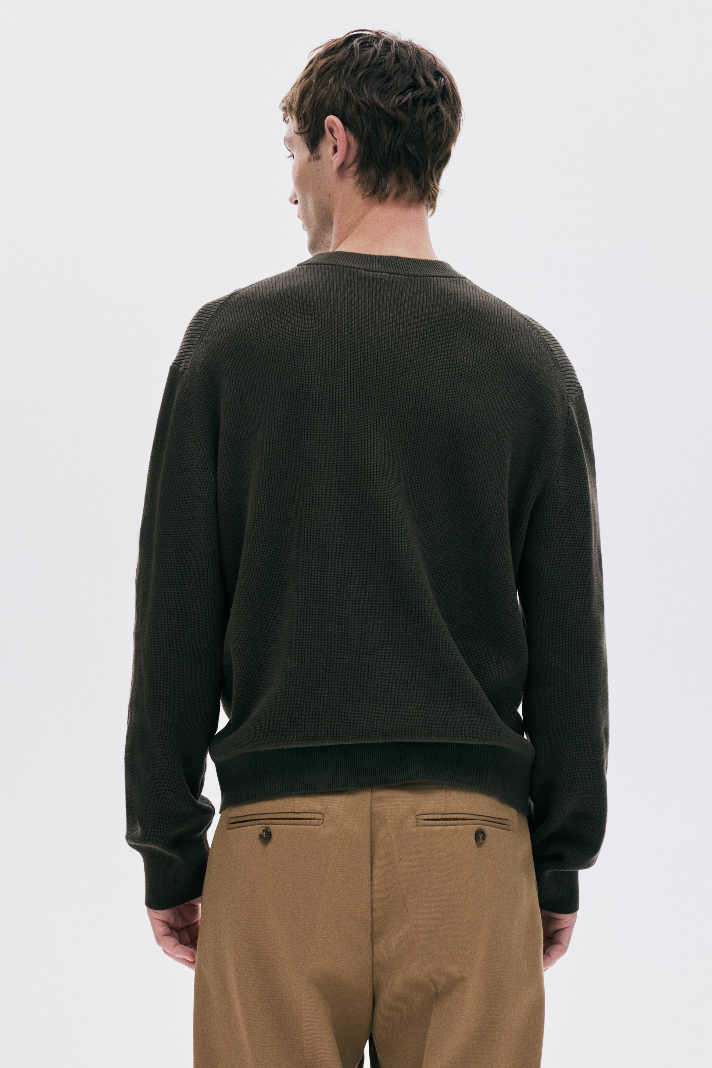 Regular Fit Rib-knit jumper