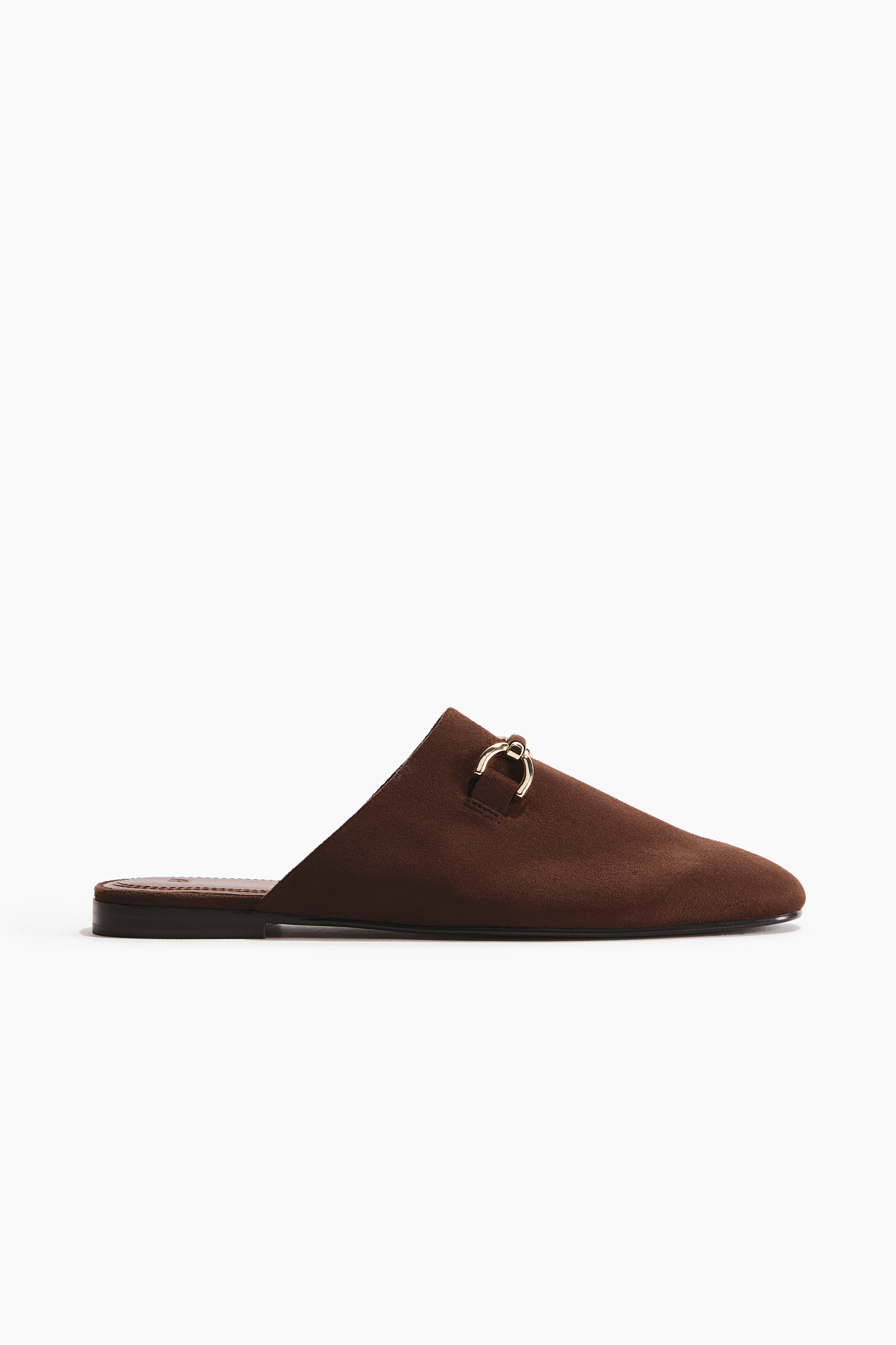 Mules mocassins - Brun foncé/Noir