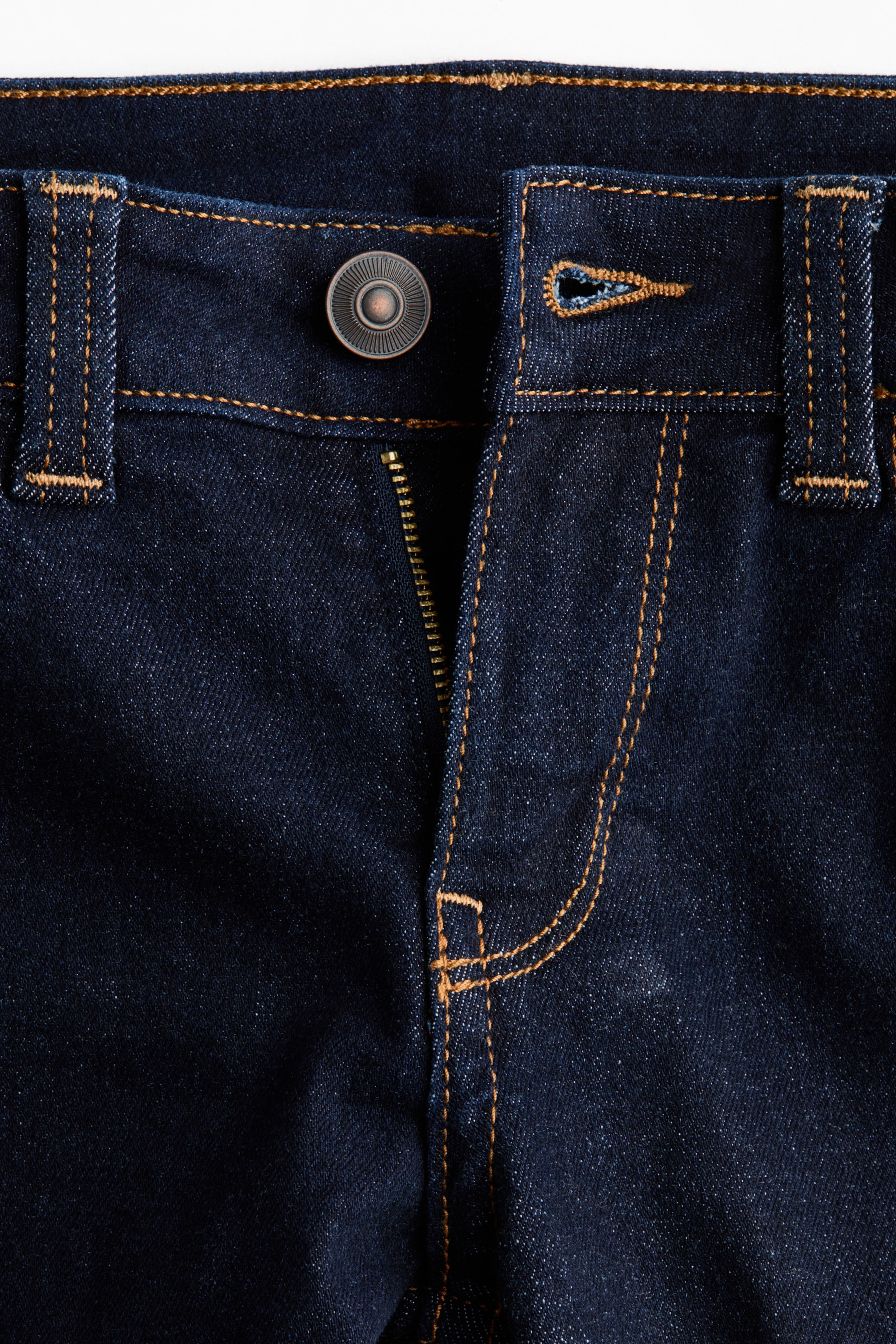 Xem ảnh lớn hơn: Flared Low Jeans - Màu xanh denim đậm - Ladies | H&M VN 2