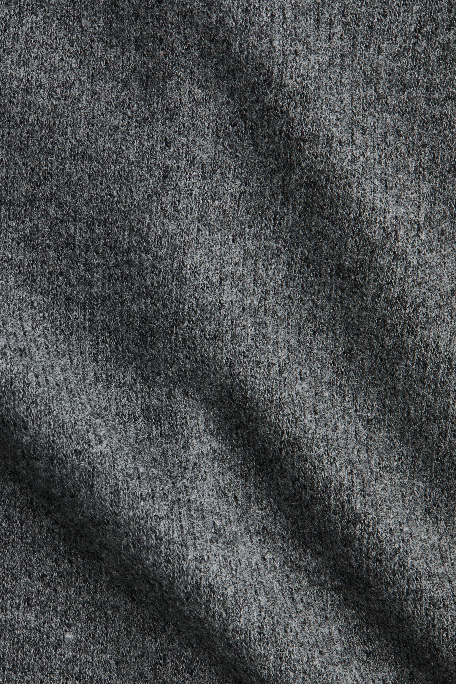 Pelerin Kollu Üst - Koyu gri kırçıllı/Toprak rengi - 4