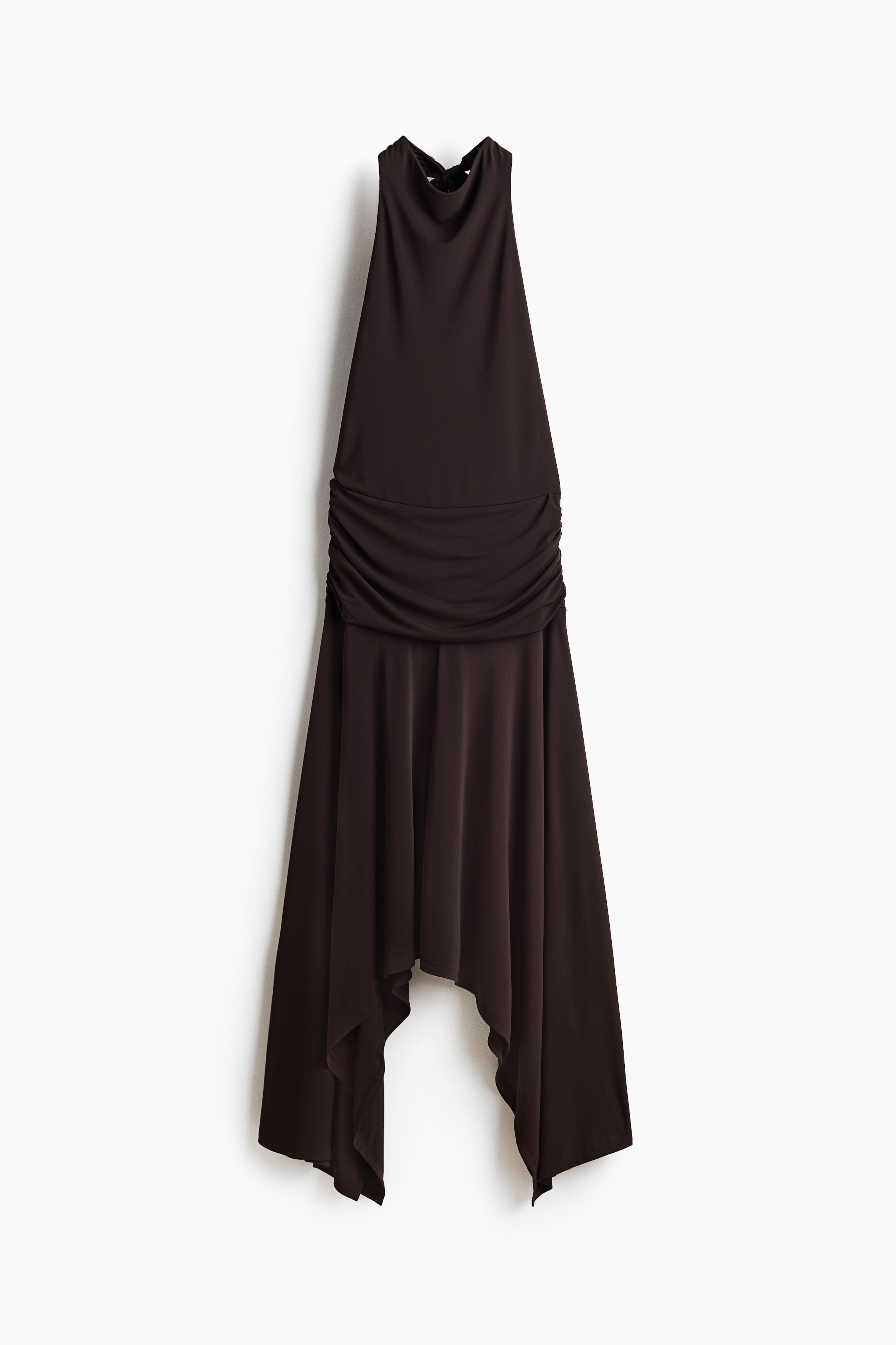 Draped Halterneck Dress