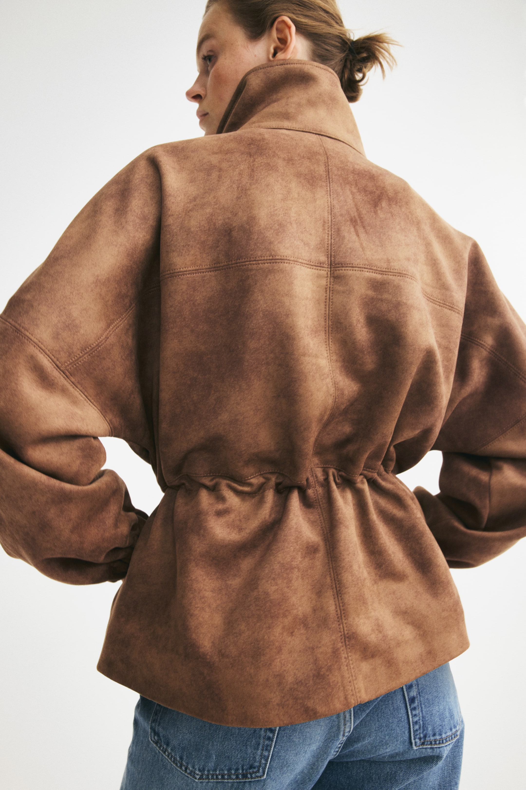 Veste grande taille avec cordon de serrage