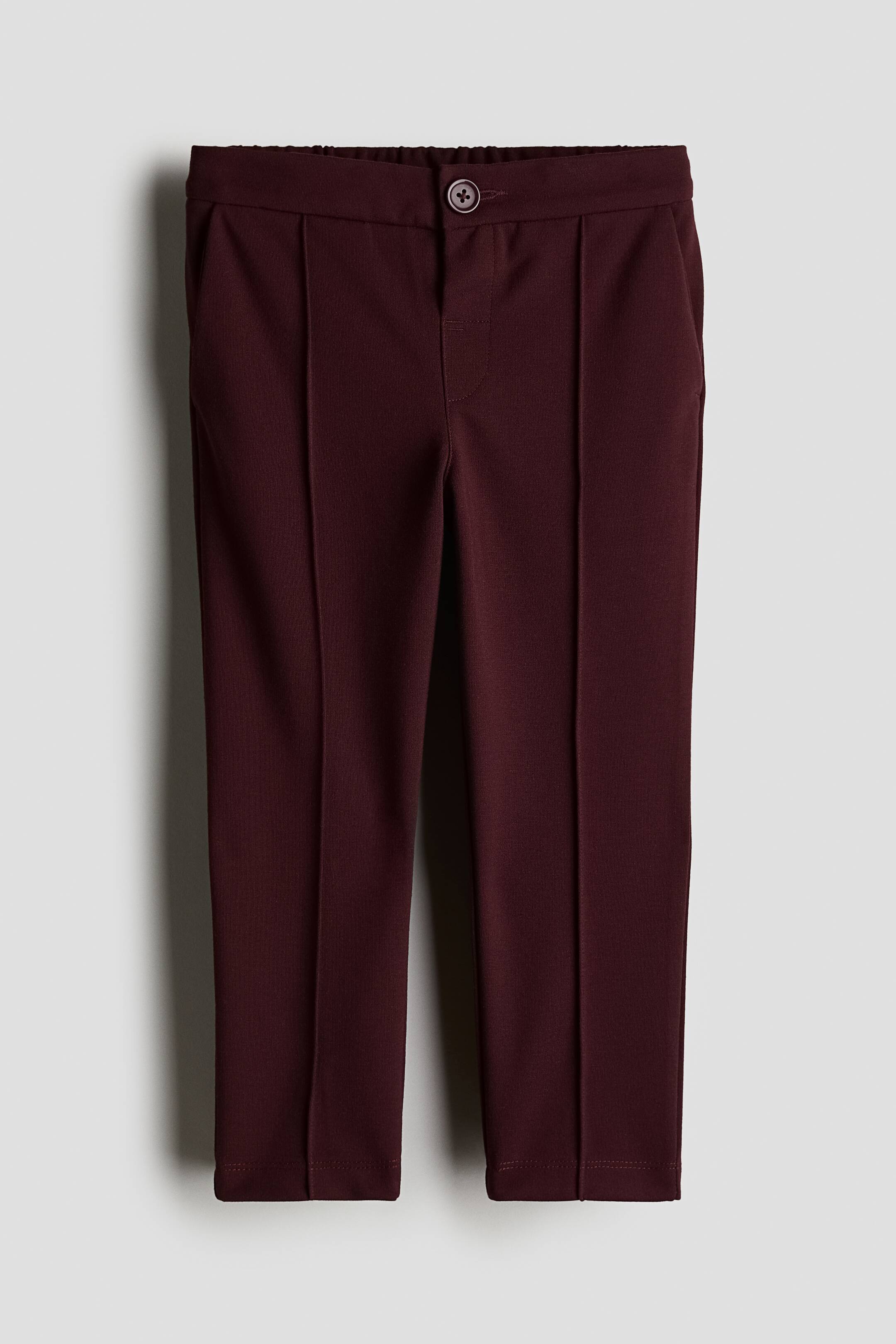 View larger image: Pintuck jersey trousers - Dark red - Kids | H&M IN 1
