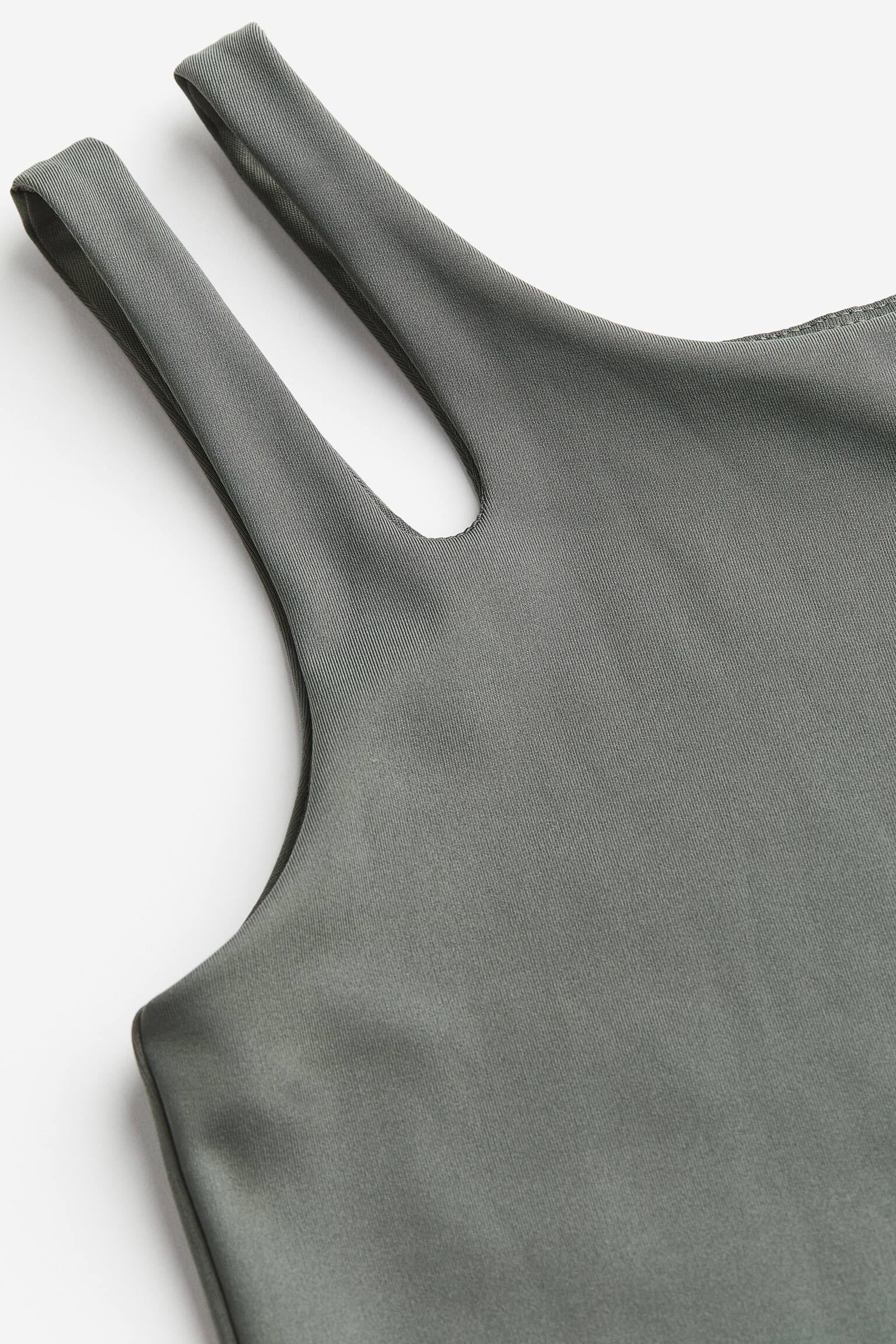 2-piece DryMove™ Activewear Set - Dark khaki green/Black - 2