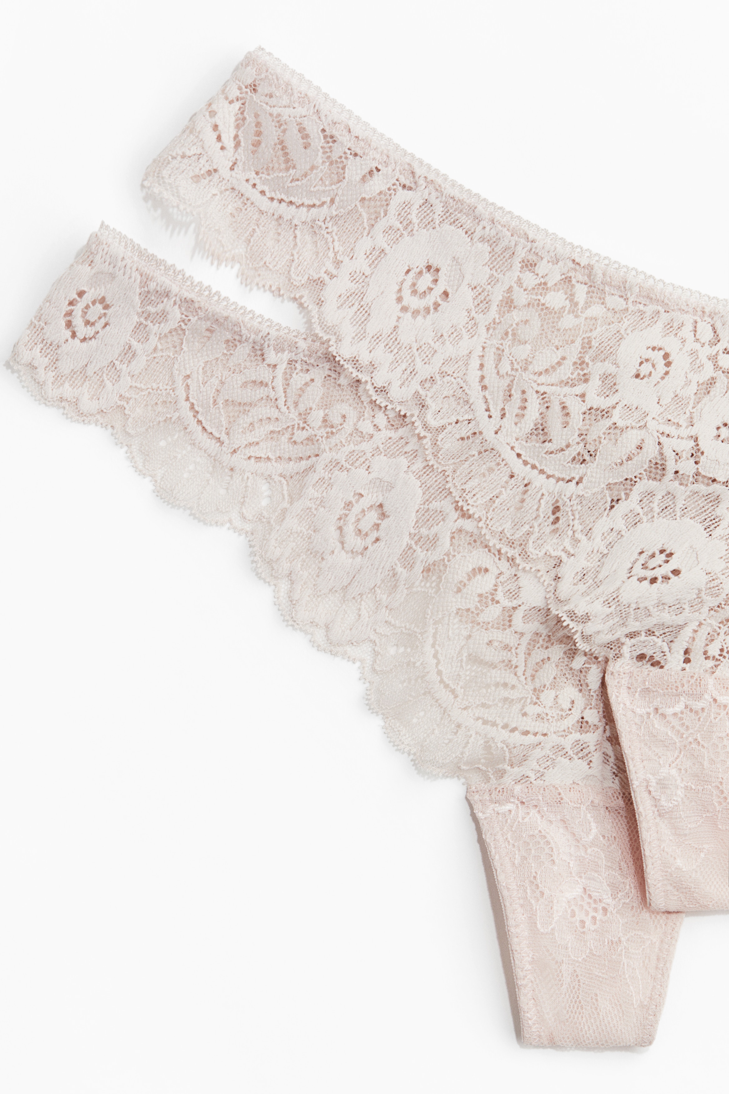 2-pack lace thong briefs
