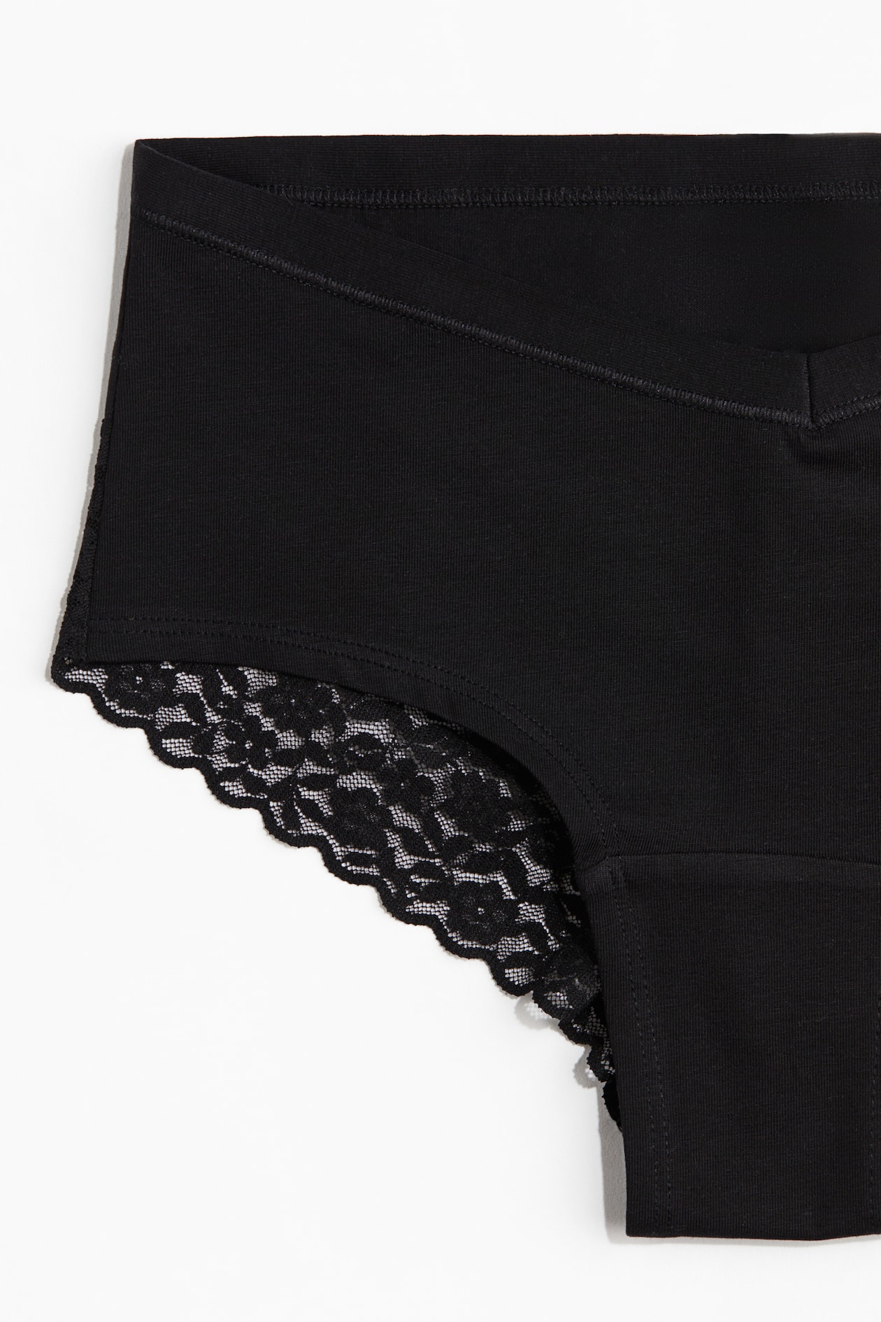 MAMA 5-Pack Lace-Trimmed Cotton Hipster Briefs - image 3