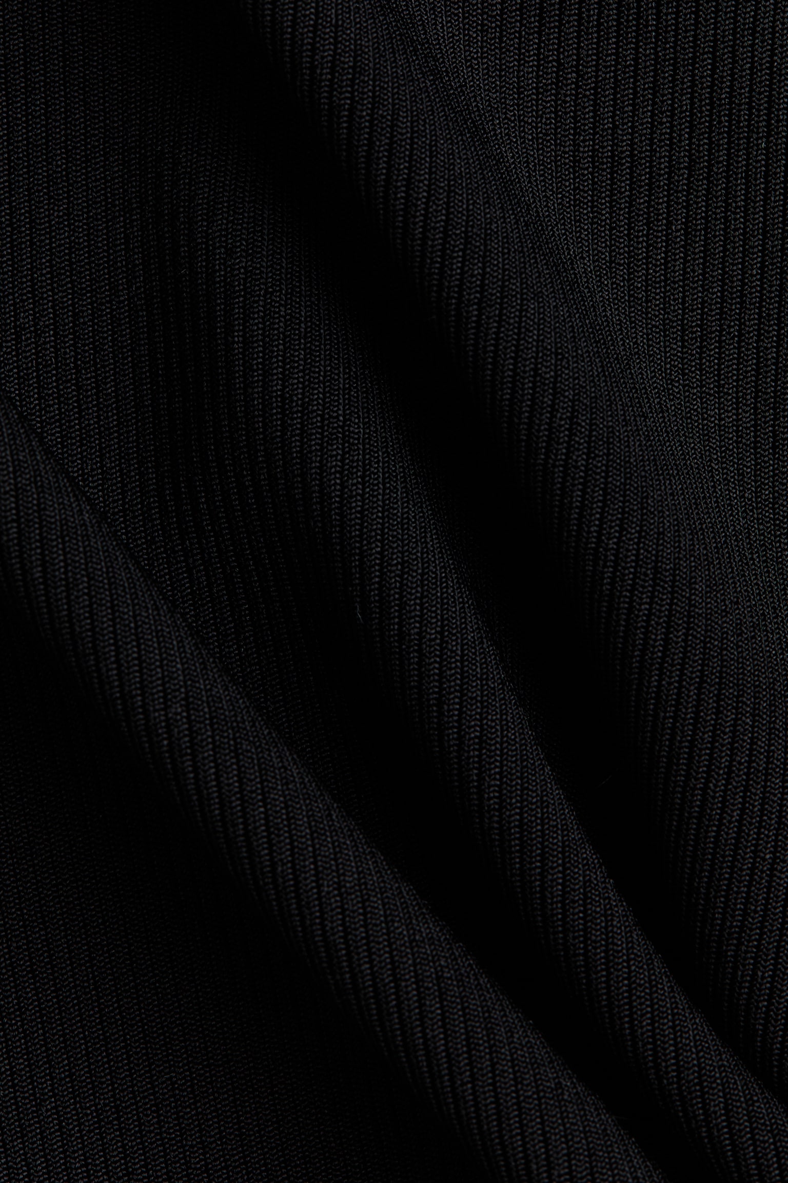 Женская юбка H&M Ribbed Viscose, цвет: Чёрный — фото 5