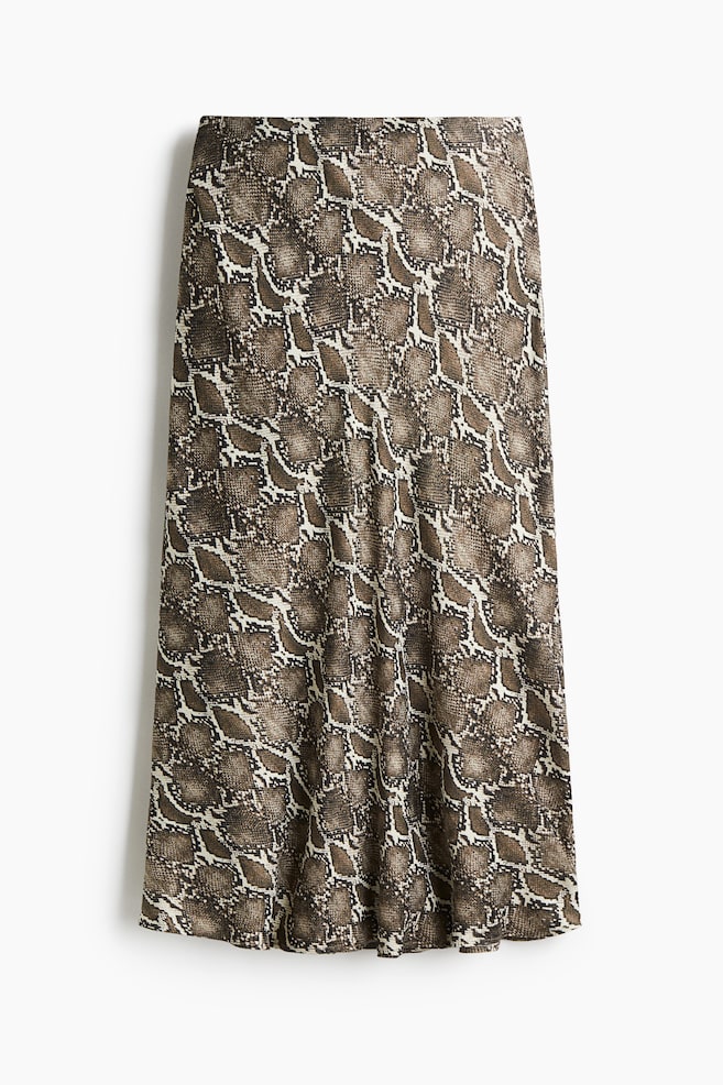 Midi skirt - Brown/Snakeskin pattern/Light beige/Leopard print/Cream/Leopard print/Burgundy/Light beige/Dark beige/Black/Mustard yellow/Cream/Polka dot/Light pink/Dark purple/Light beige/Dark mauve/Light beige - 1