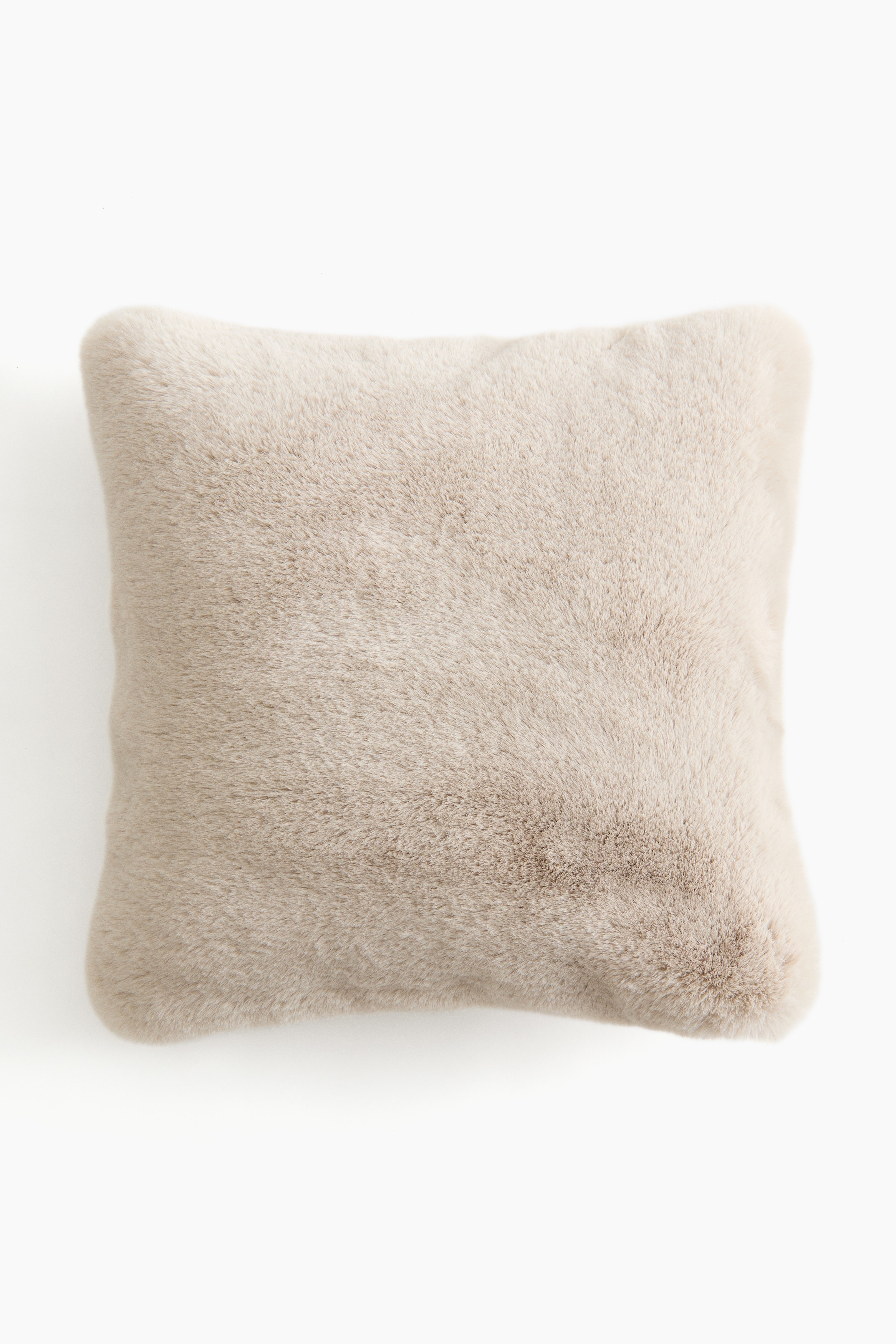 H&M Home  - Lurvigt kuddfodral - Ljusbeige - size: 50x50