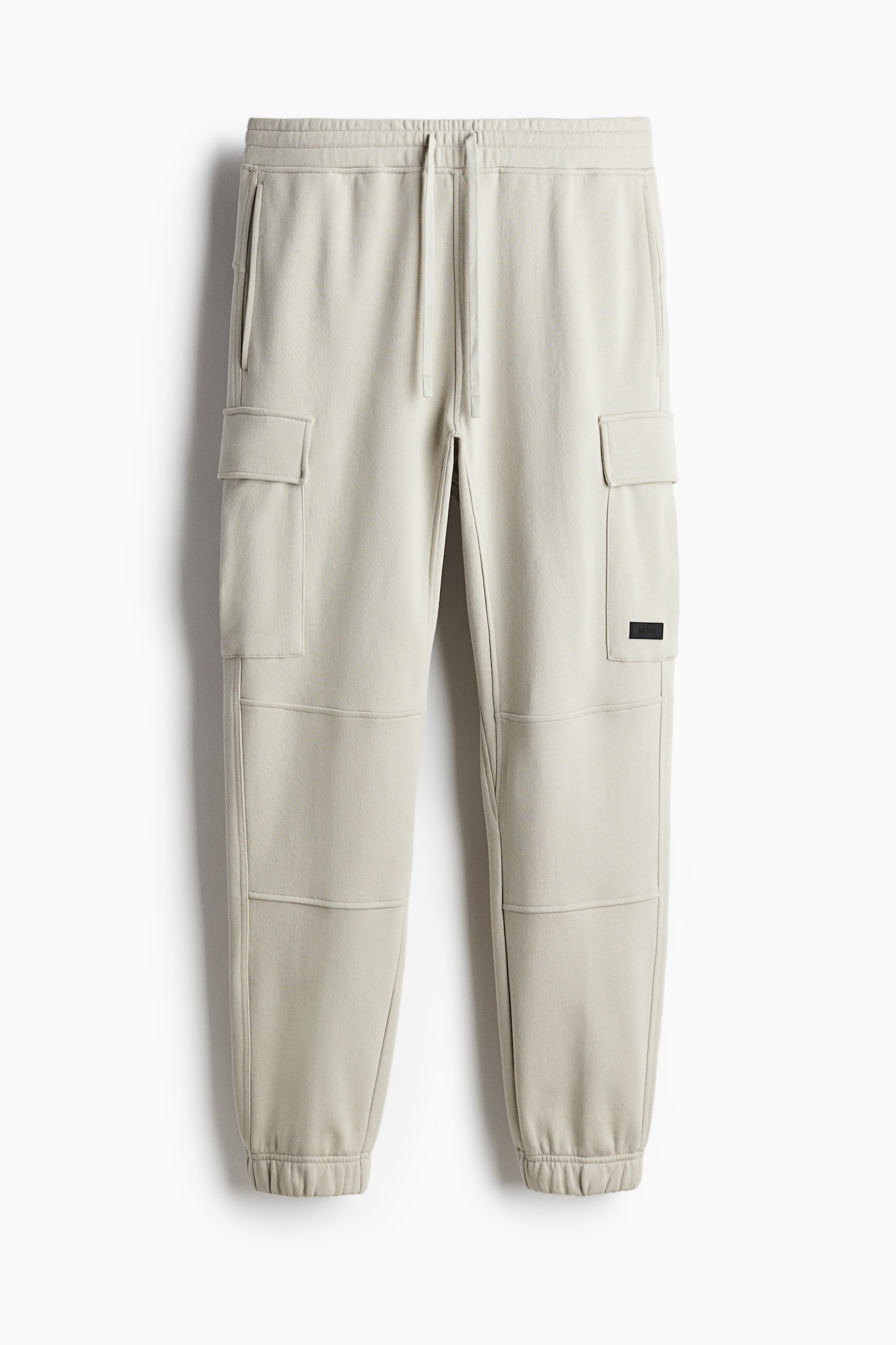 Regular Fit Cotton Cargo Joggers in DryMove™ - Light taupe/Black/Khaki green - 2