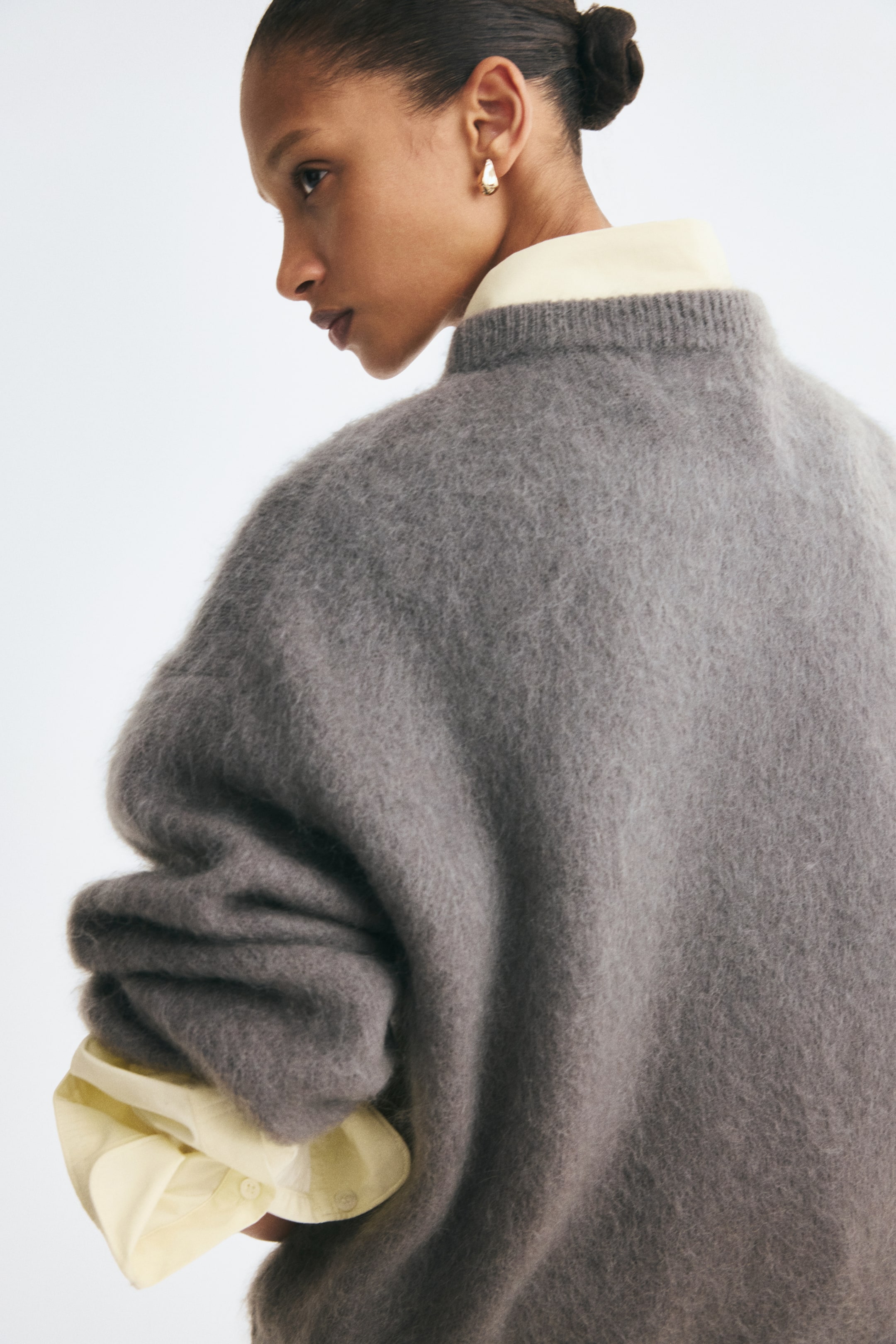 Oversized Mohair-Blend Sweater