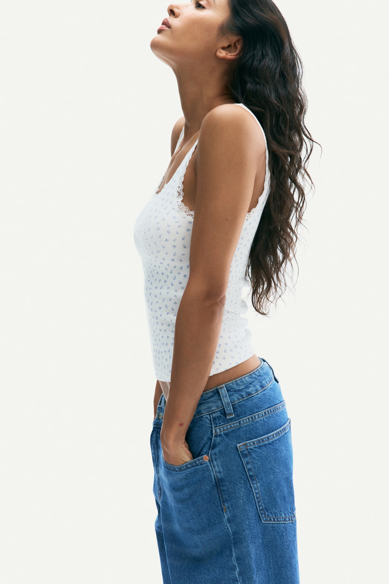 Lace-Trimmed Tank Top - image 5