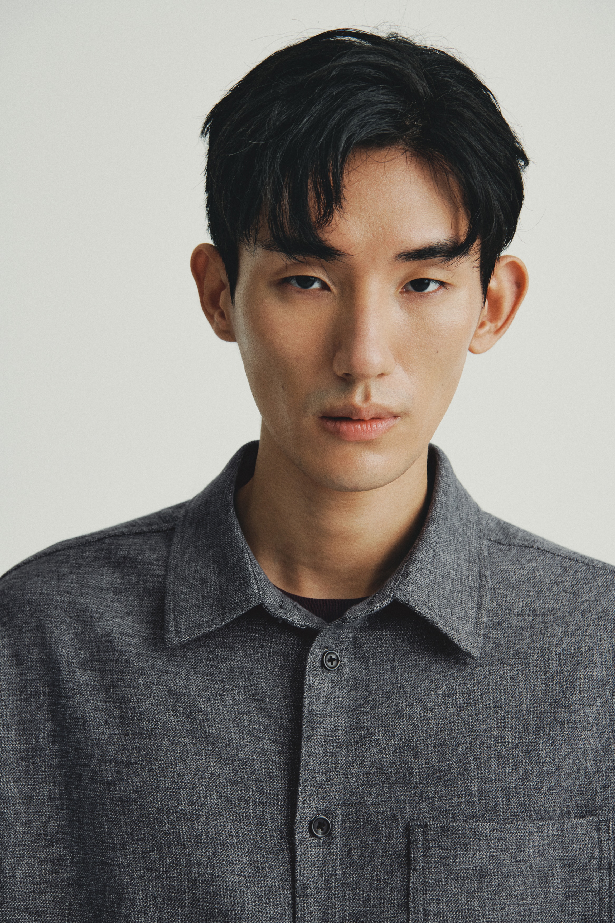 KASI-KTENDERLOIN グレー 長袖シャツ M KASI-KTENDERLOIN グレー 長袖シャツ M KASI-KTENDERLOIN グレー