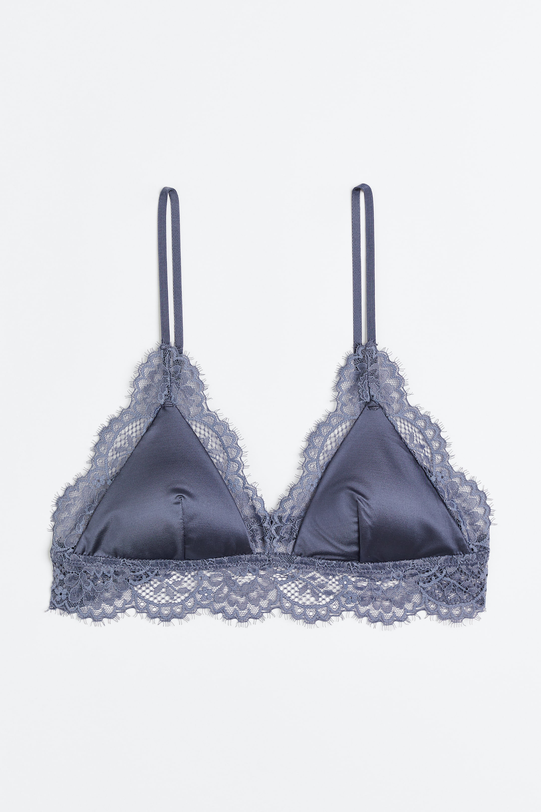 Ampliar la imagen: Sostén con encaje - Azul oscuro - Ladies | H&M MX 1