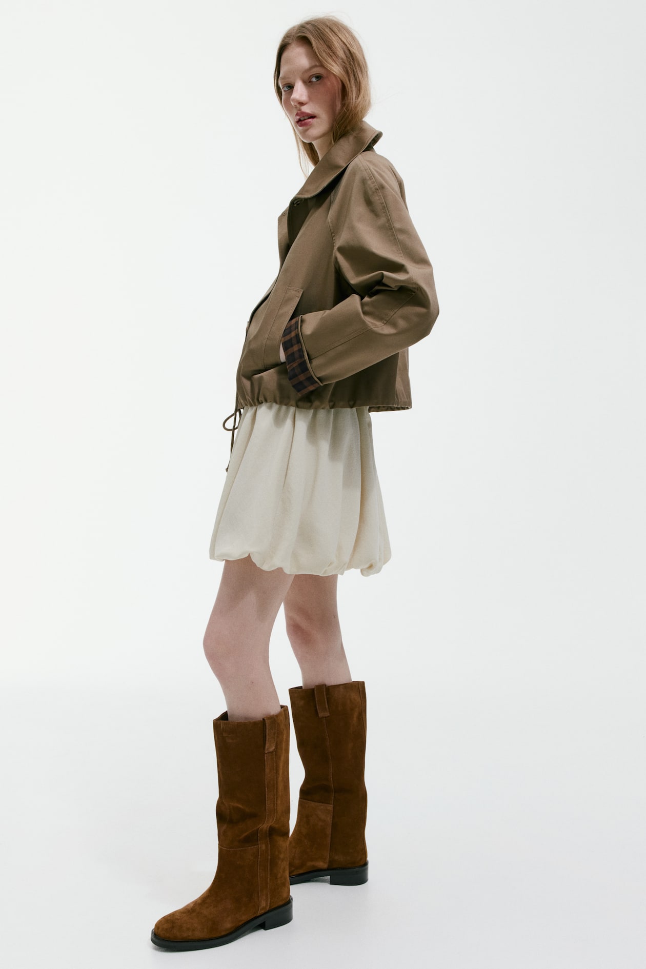 Knee-High Split Suede Boots - image 4