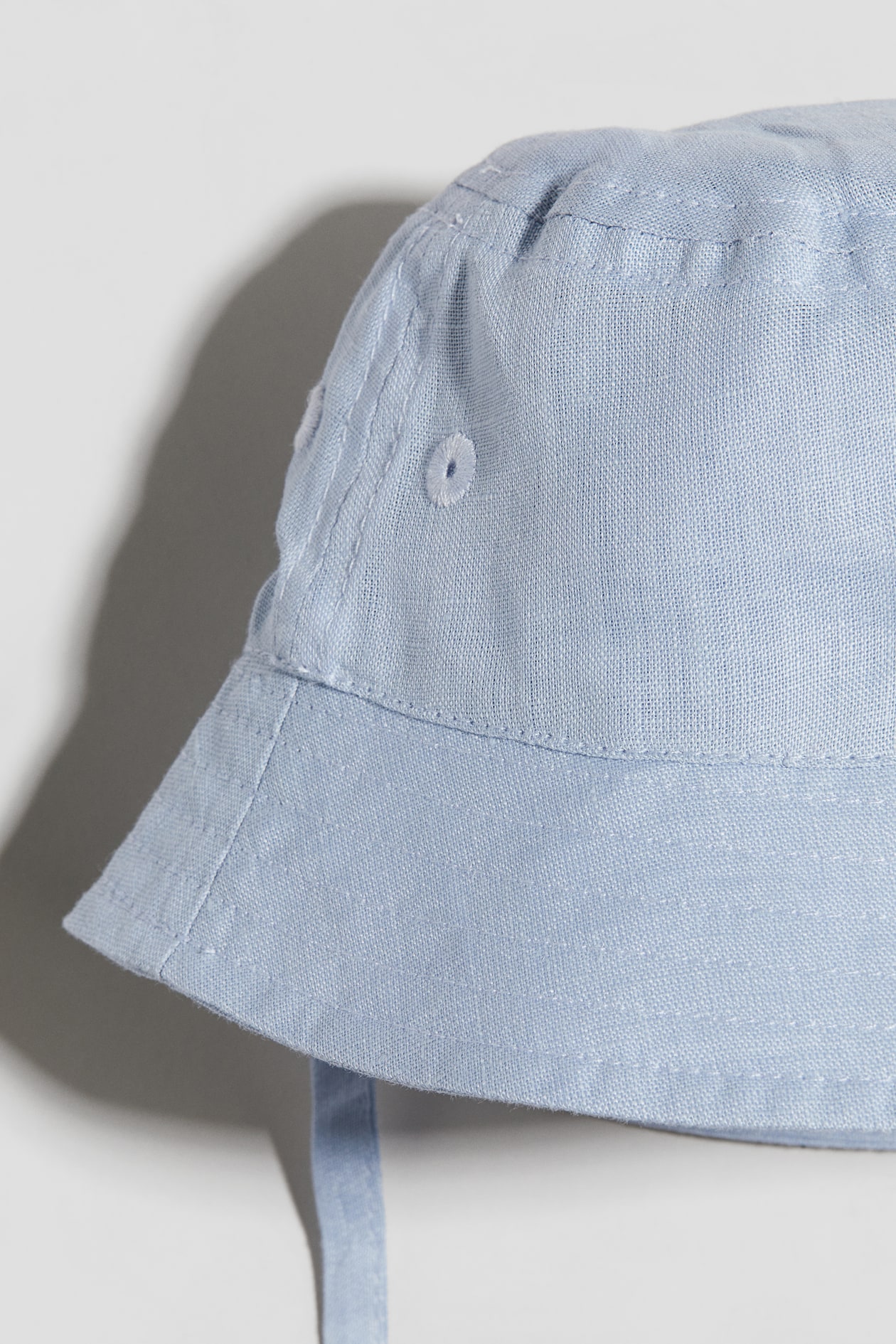 Hm Hat Light blue Linen Sun Hat for kids | H&M US