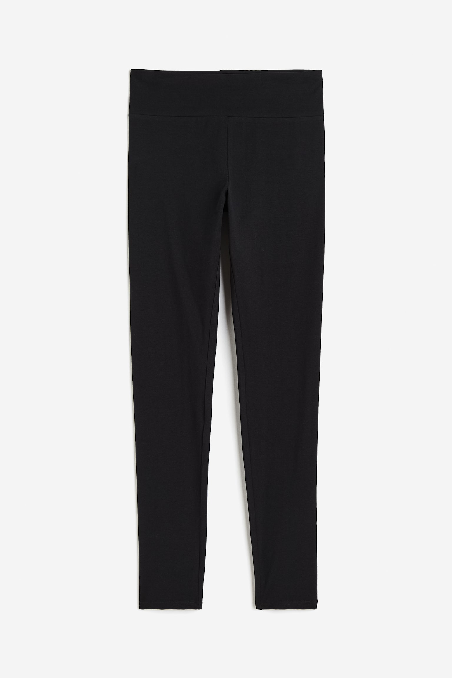 High Waist Leggings - Black/Black/Light grey marle - 2