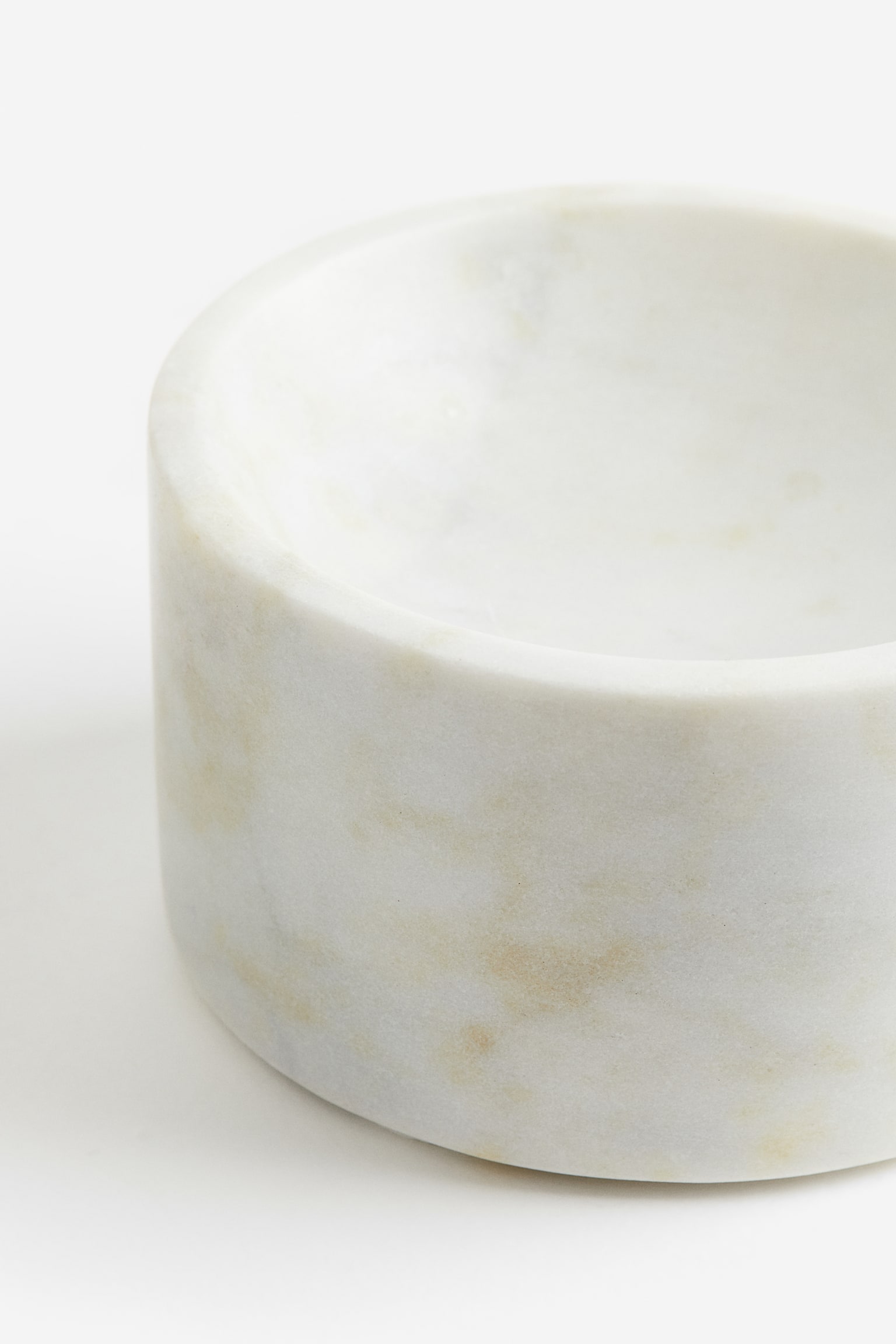 Marble bowl - White/Grey - 2