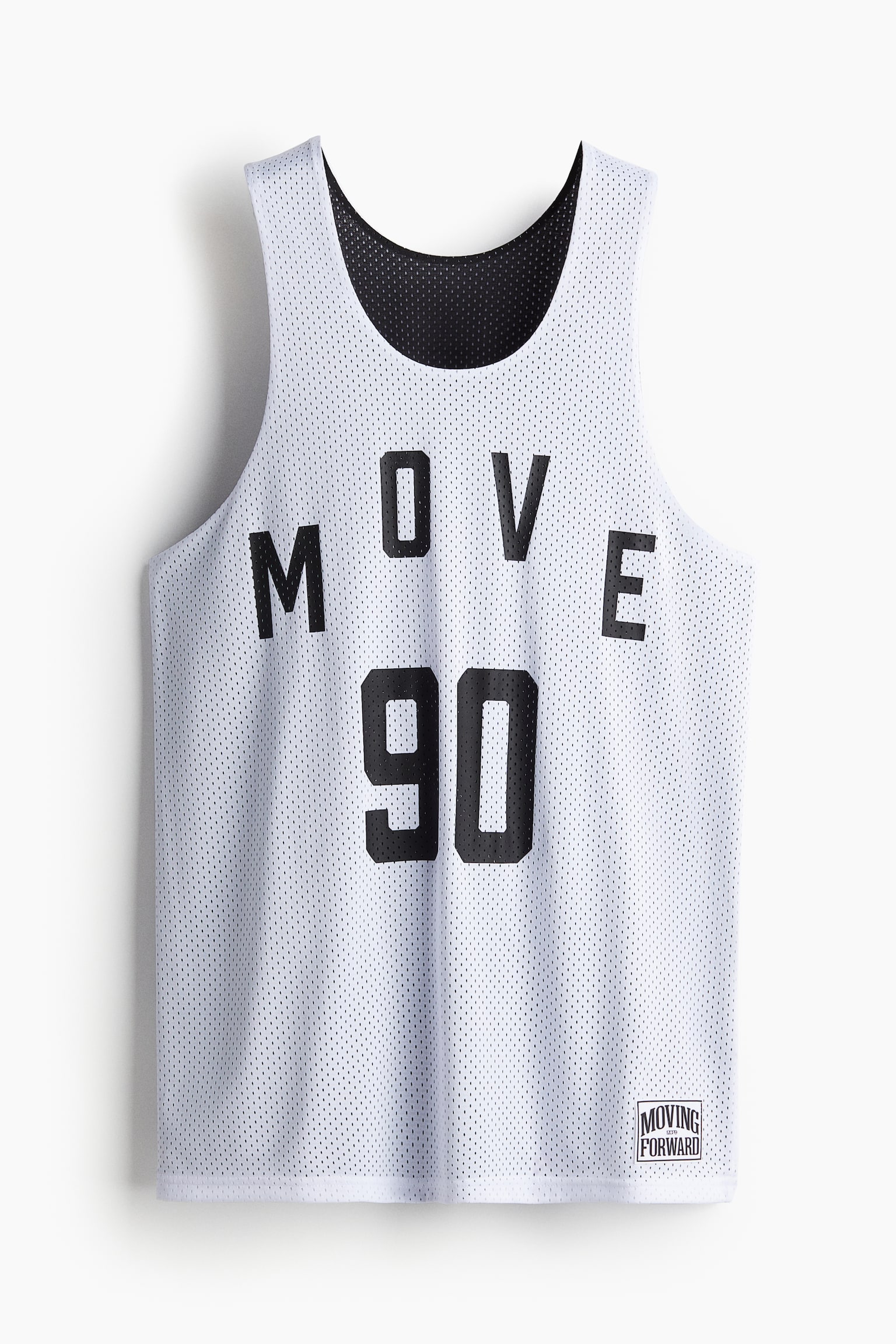 Loose Fit Basketball Jersey In DryMove™ - White/Move 90/Light khaki green - 2