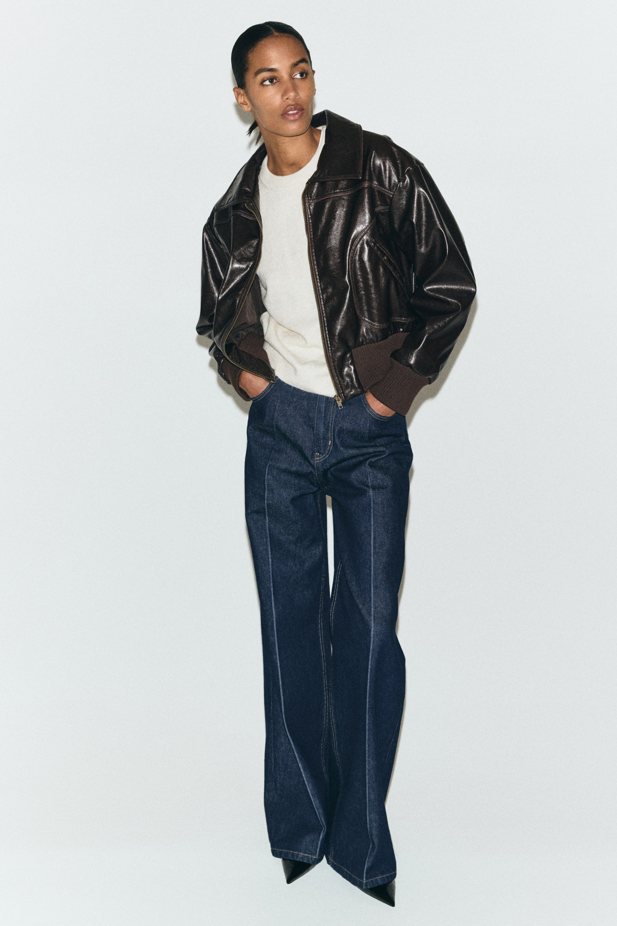 查看大圖: 針織套衫 - 奶油色 - Ladies | H&M 3