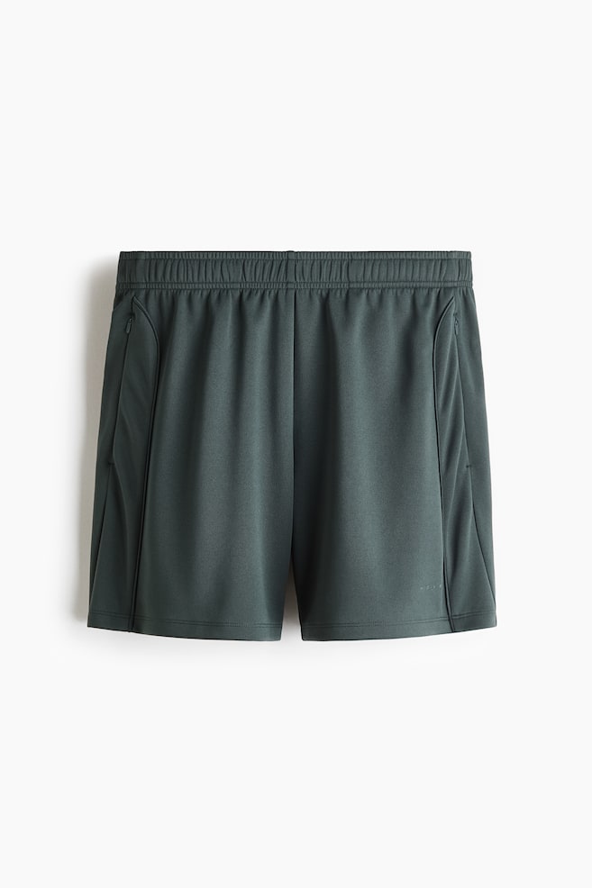 Football shorts with DryMove™ - Pine green/Black - 1