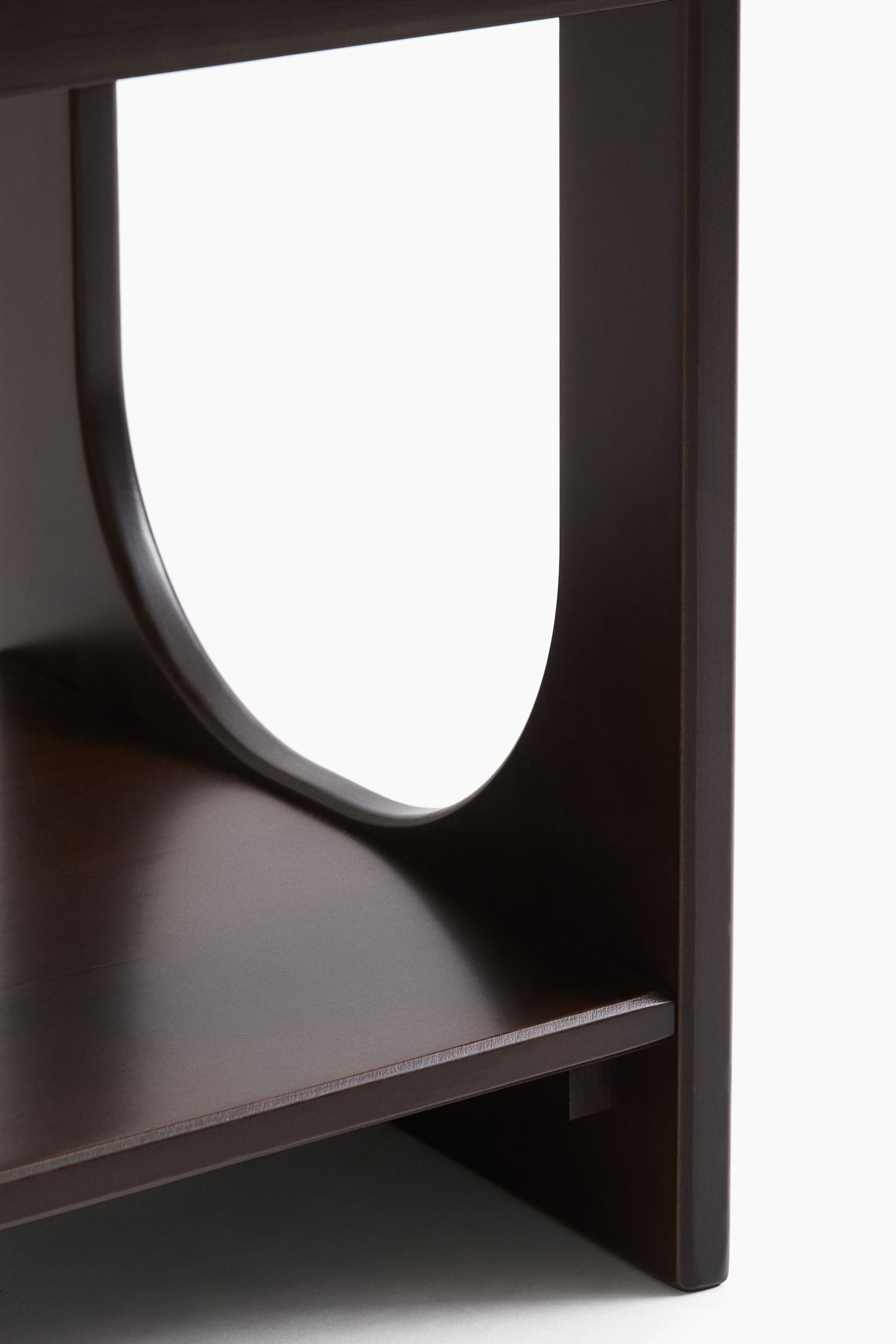 Pinewood bedside table - Dark brown/Light beige - 2