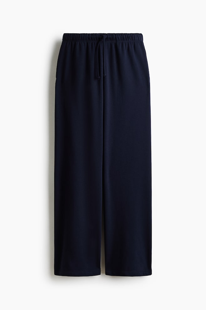 Weite Joggpants - Marineblau/Hellgraumeliert/Dunkelgrau/Schwarz/Pflaumenrot/Dunkles Taubenblau/Graumeliert/Dunkelbraun/Marineblau - 1