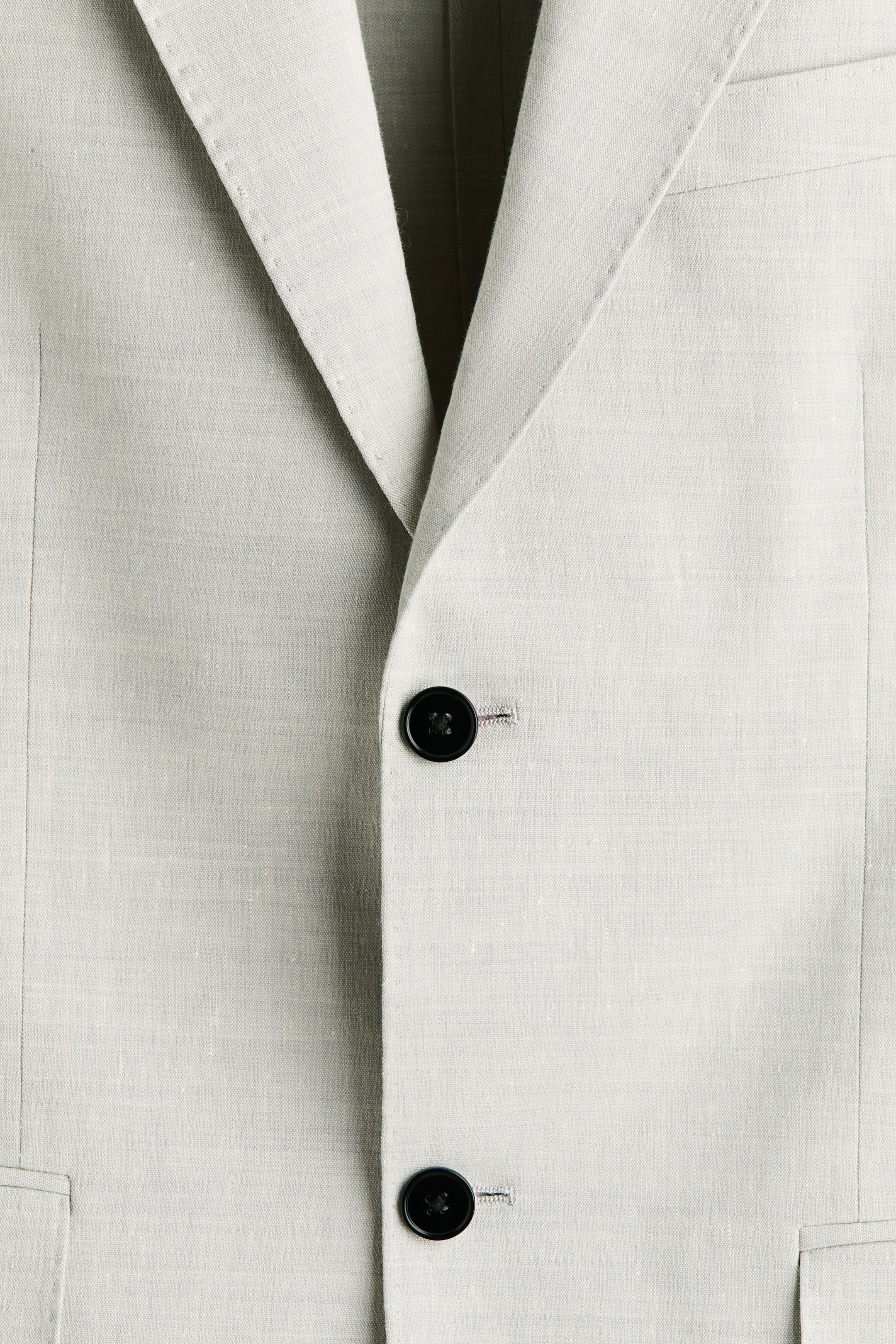 Regular-Fit Linen-Blend Jacket