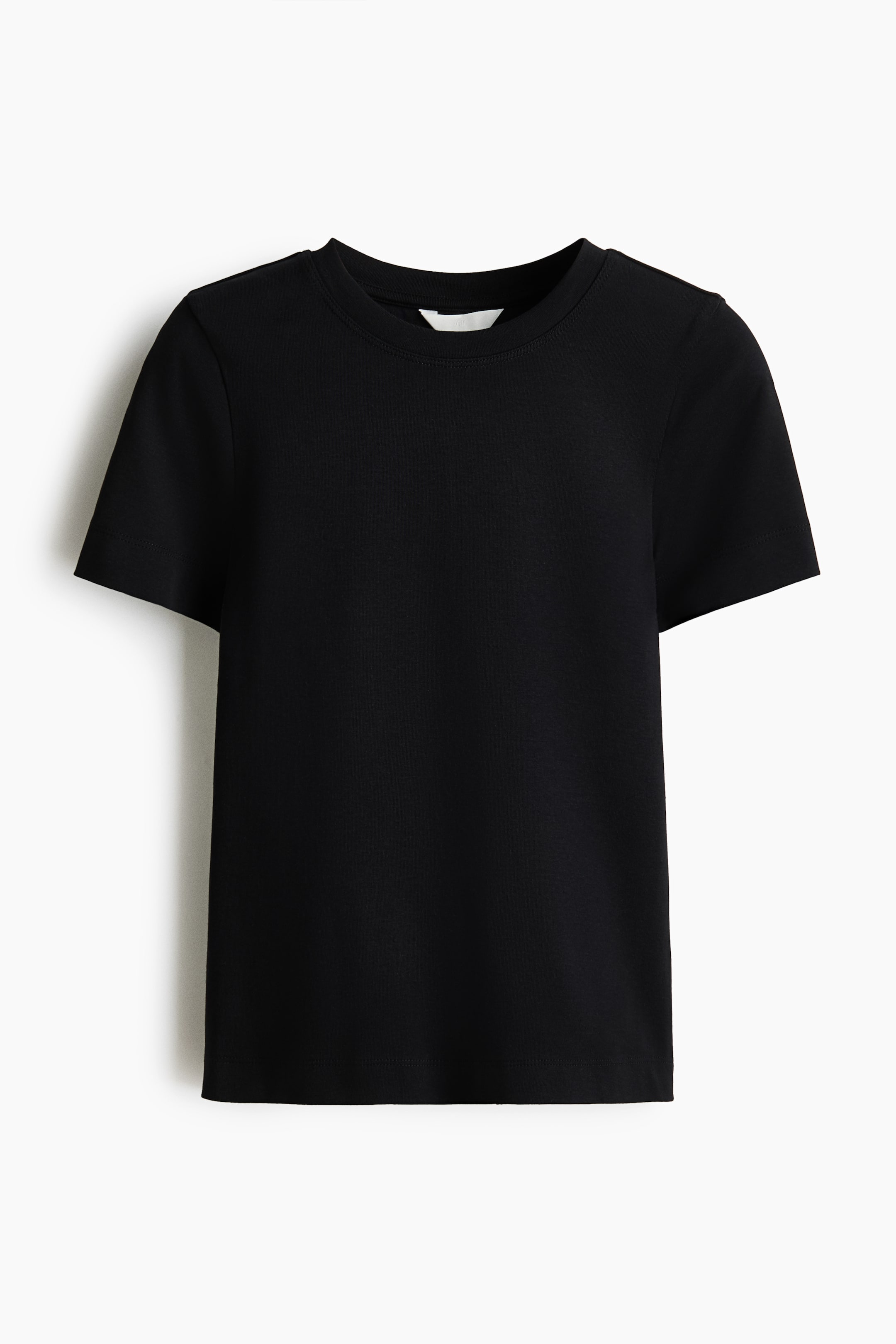 View larger image: Cotton T-Shirt - Black - Ladies | H&M US 1