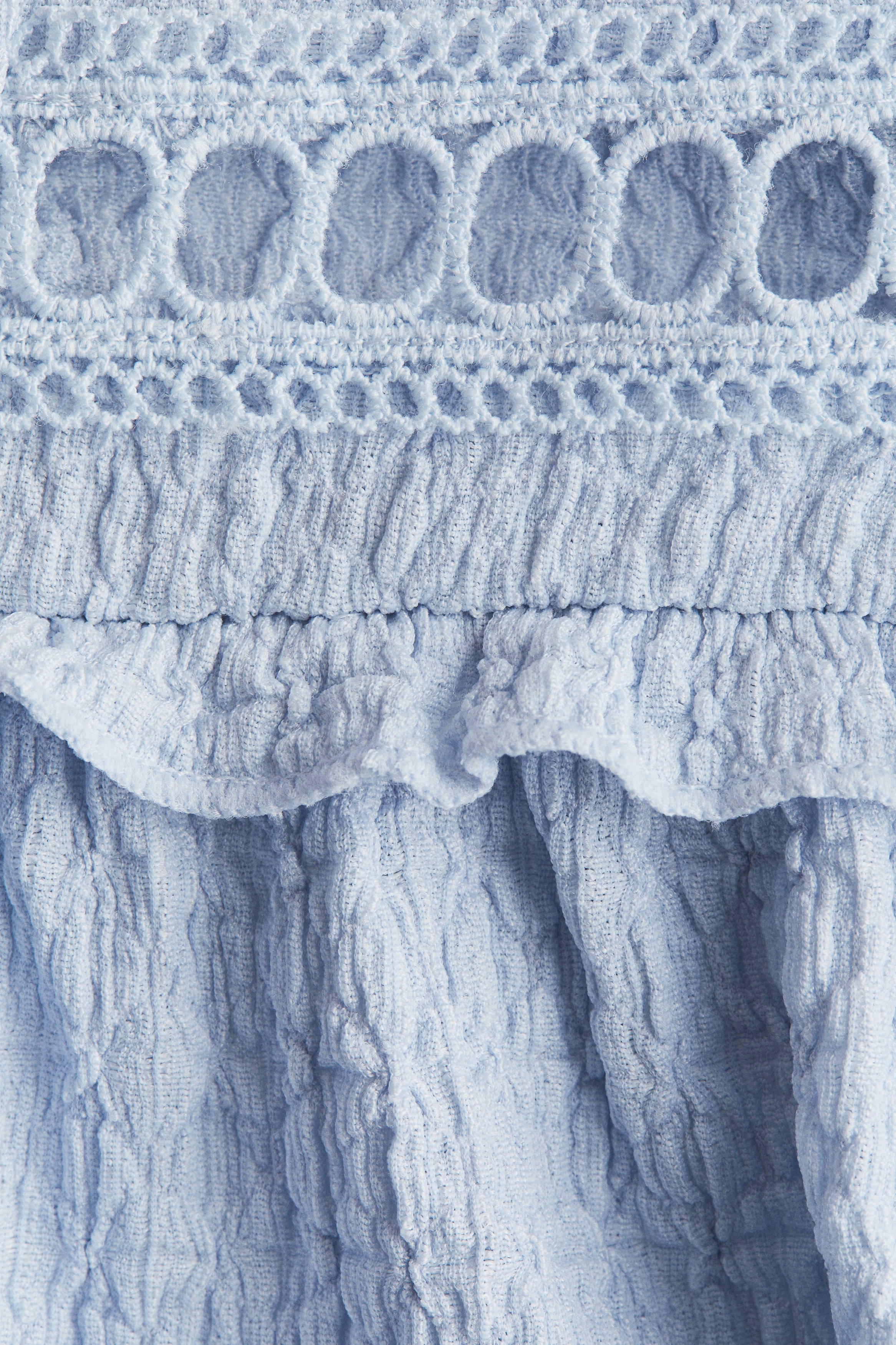 Textured jersey blouse
