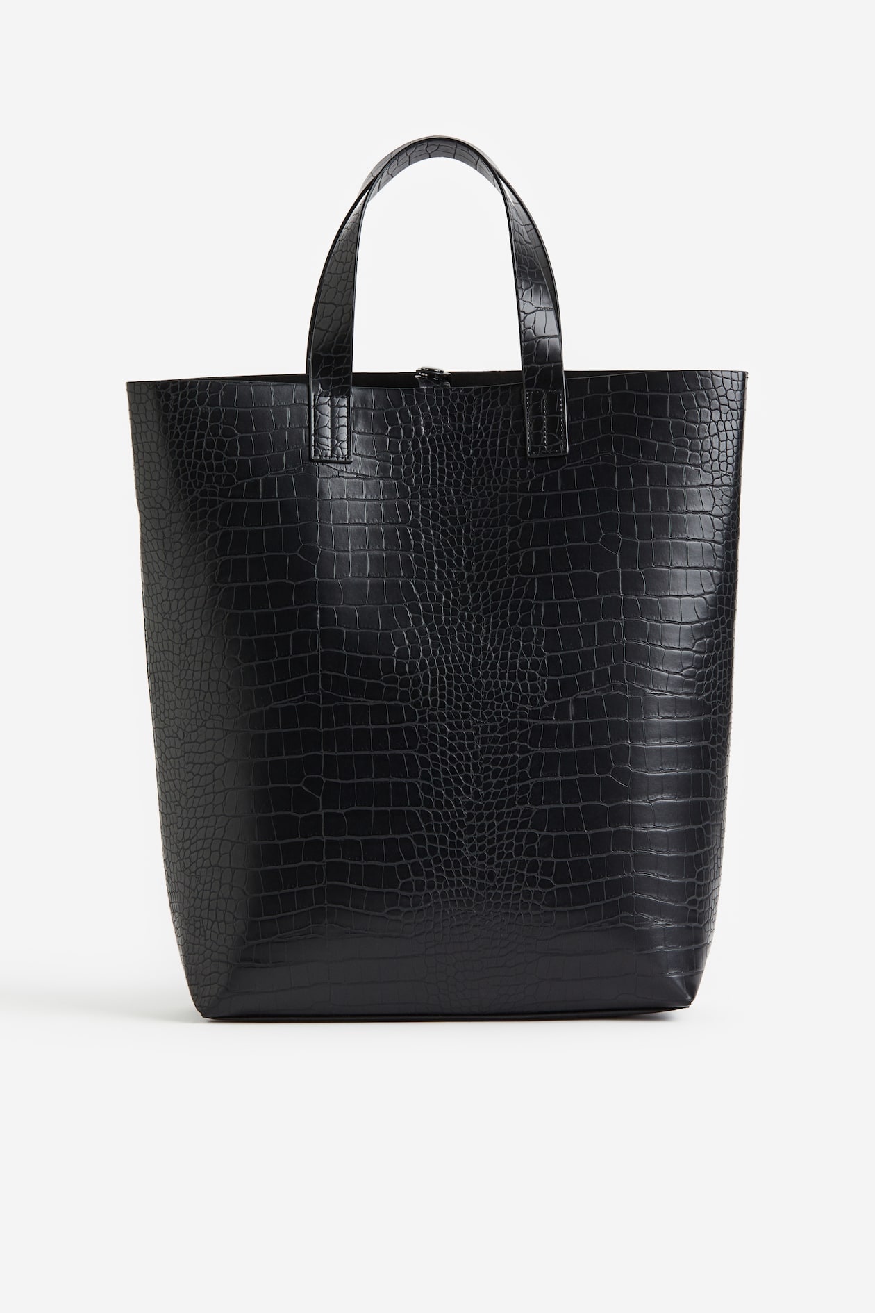 Cabas Bag Sac Cabas Croco Noir Cuir Sac Croco H&m Cabas à