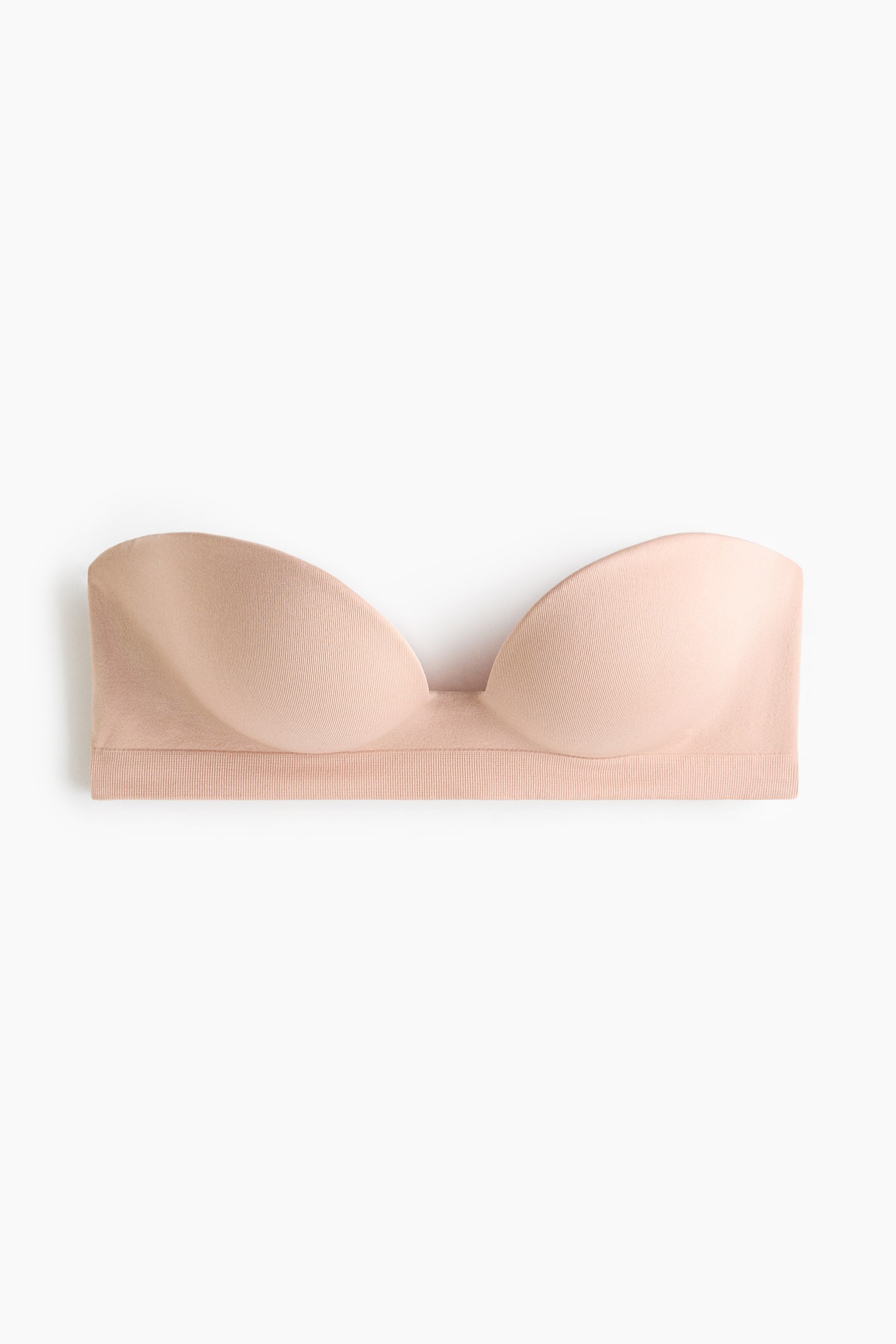 Seamless push-up balconette bra - Beige/Dark beige - 1