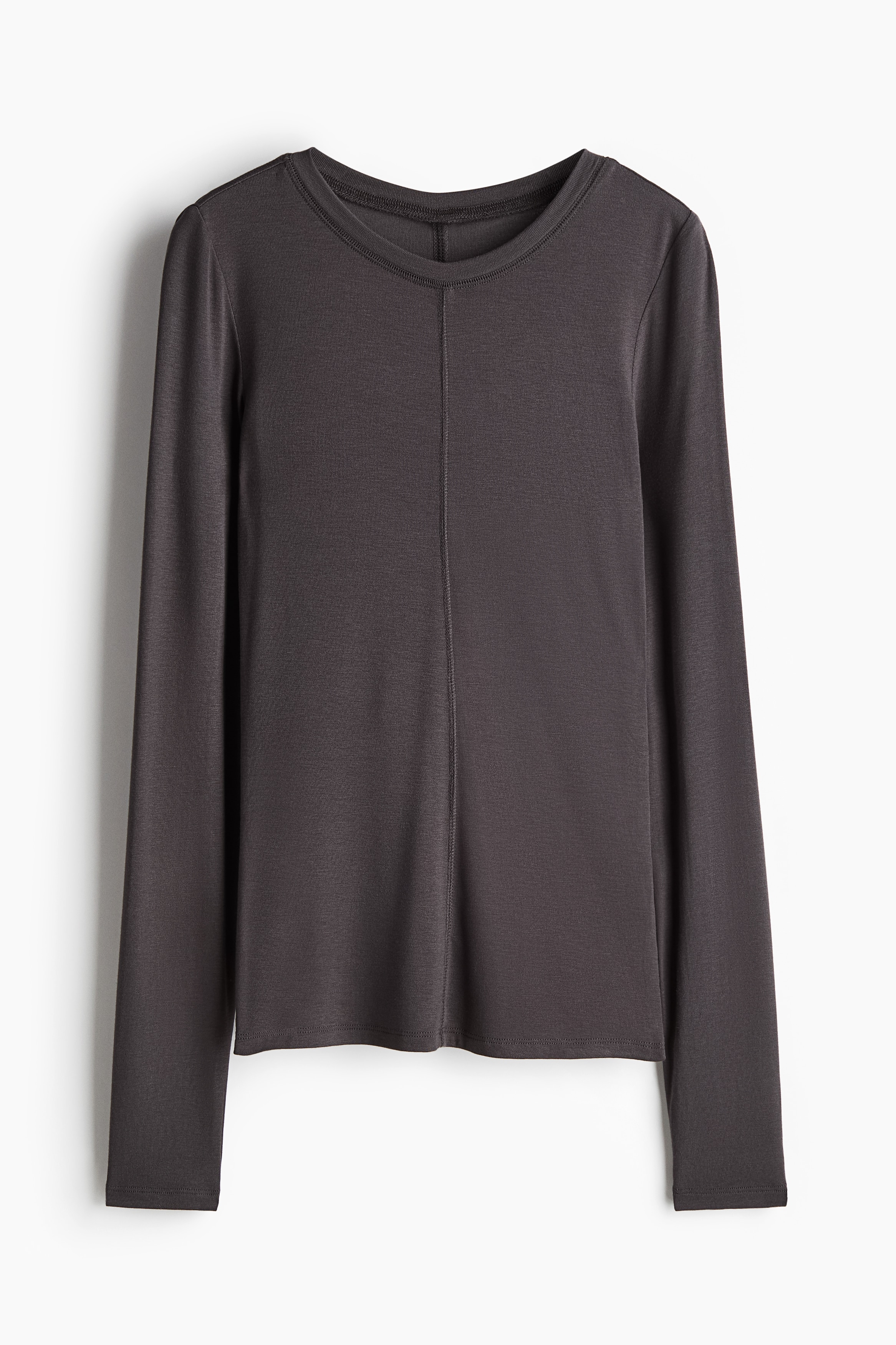 Women's Black Long-sleeved Jersey Top | H&M US