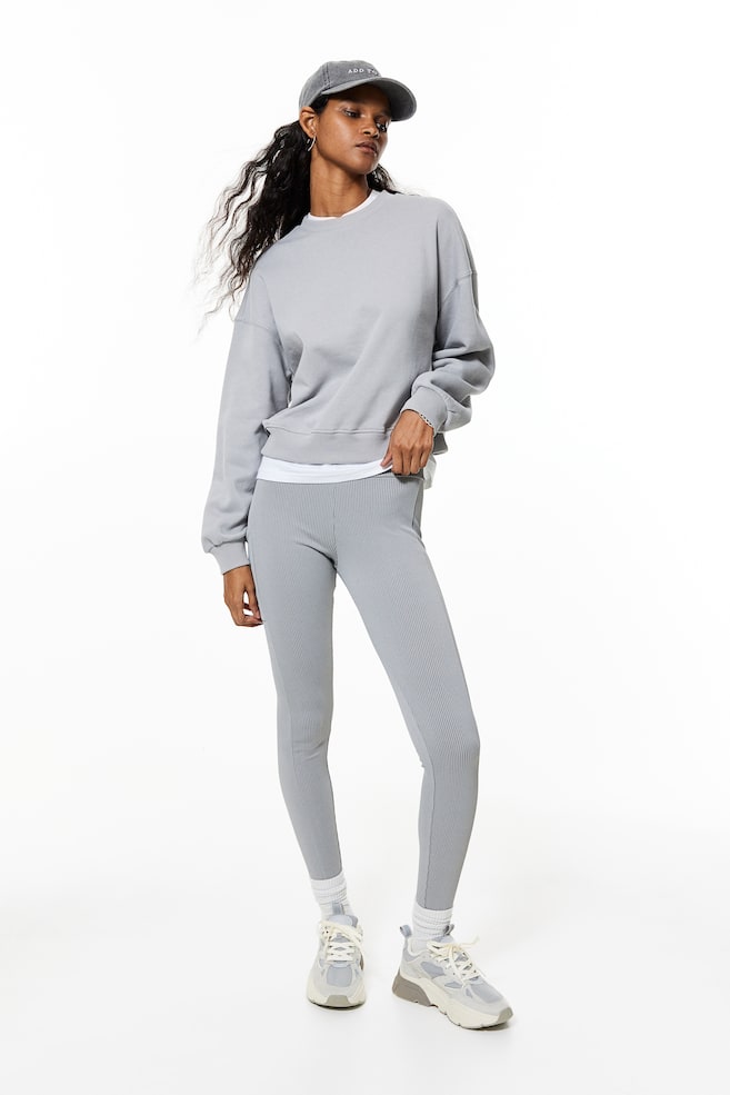 Sweatshirt - Light grey/Black/Light grey marl/Light beige/dc - 1