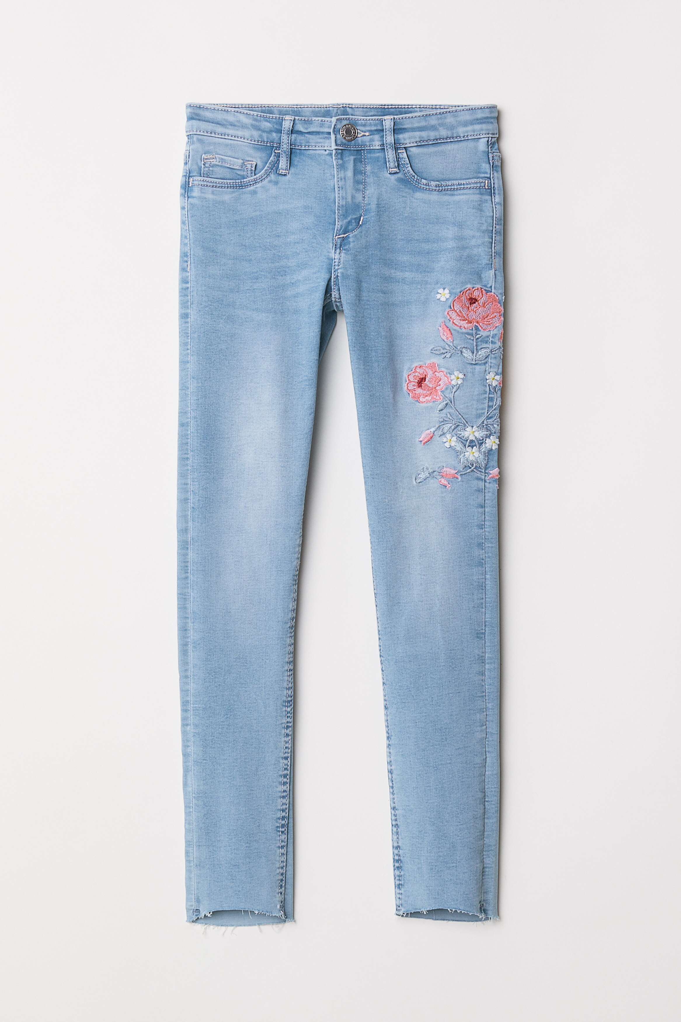 Jeans mit blumen hxxm Clearance