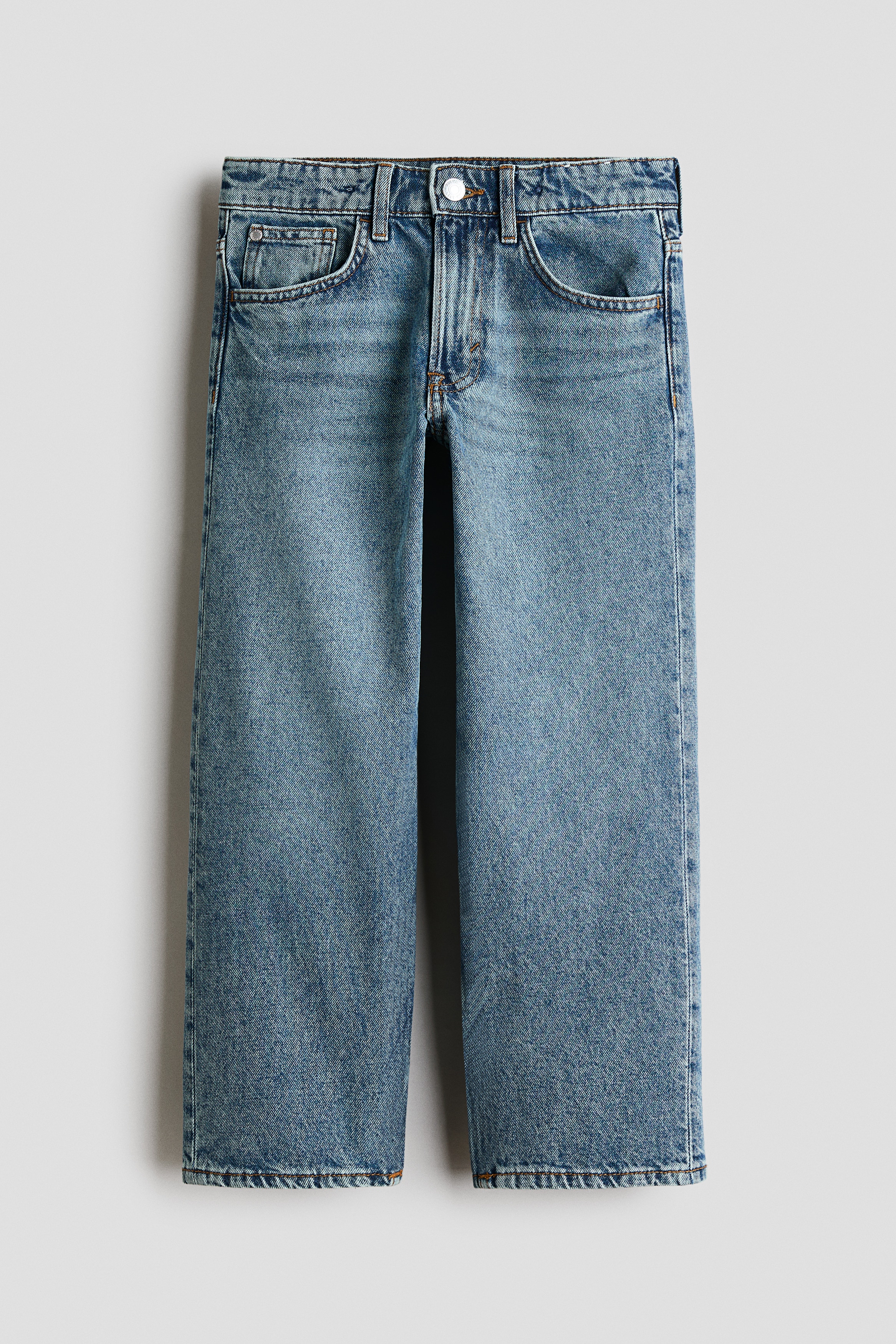 Loose Fit Jeans-Denim blue